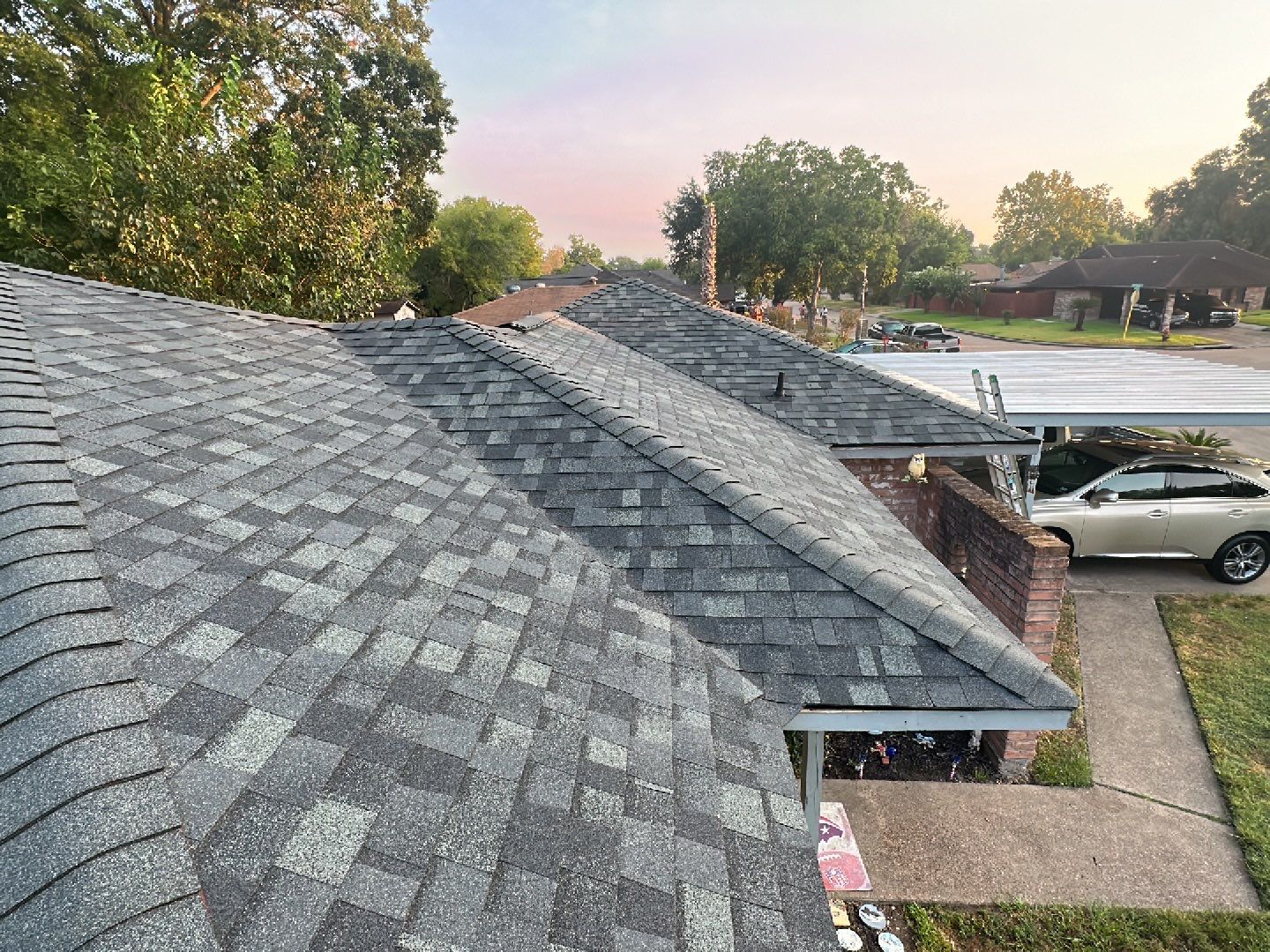 Residential Roofing Installation using Owen's Corning Duration (Lifetime) Shingles by Roof Repair Company