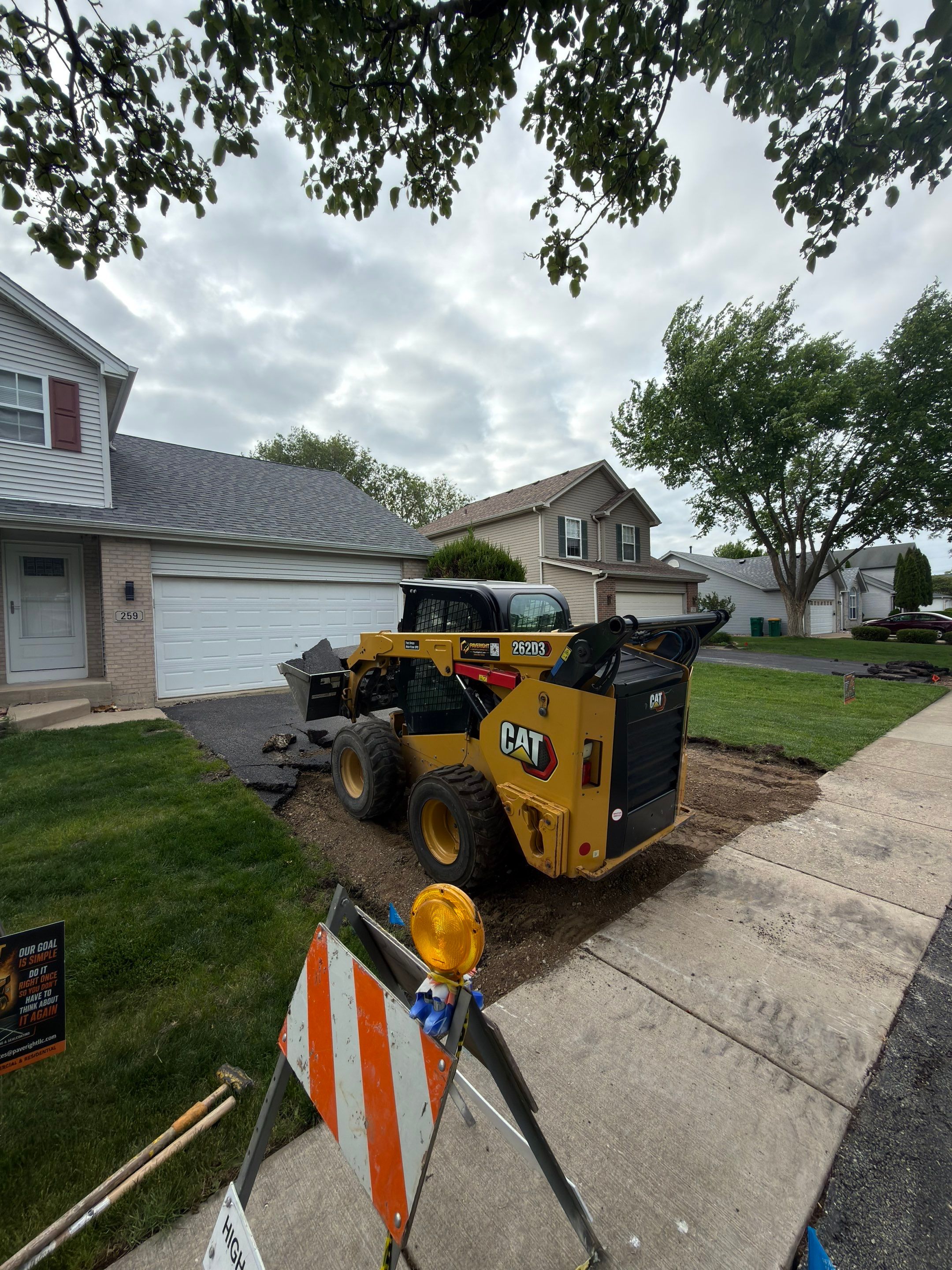 Asphalt Driveway Installation & Curb Appeal Upgrade by PaveRight Concrete&Asphalt LLC