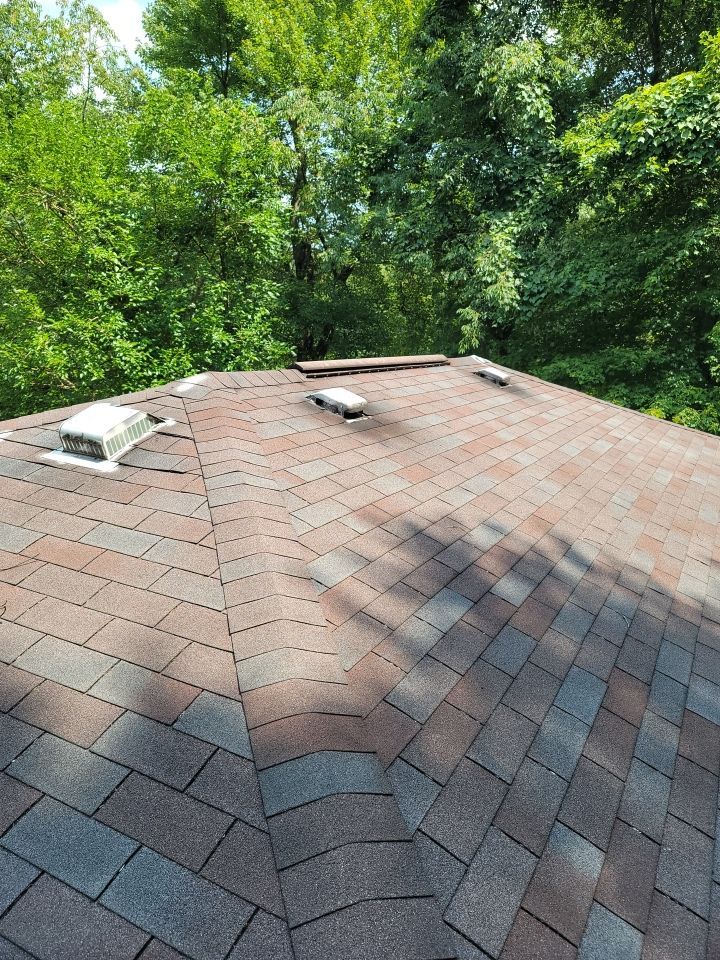 Atlas Pinnacle Pristine Scotchgard: Hickory Drip Edge: Musket brown by Eagle Eye Roofing