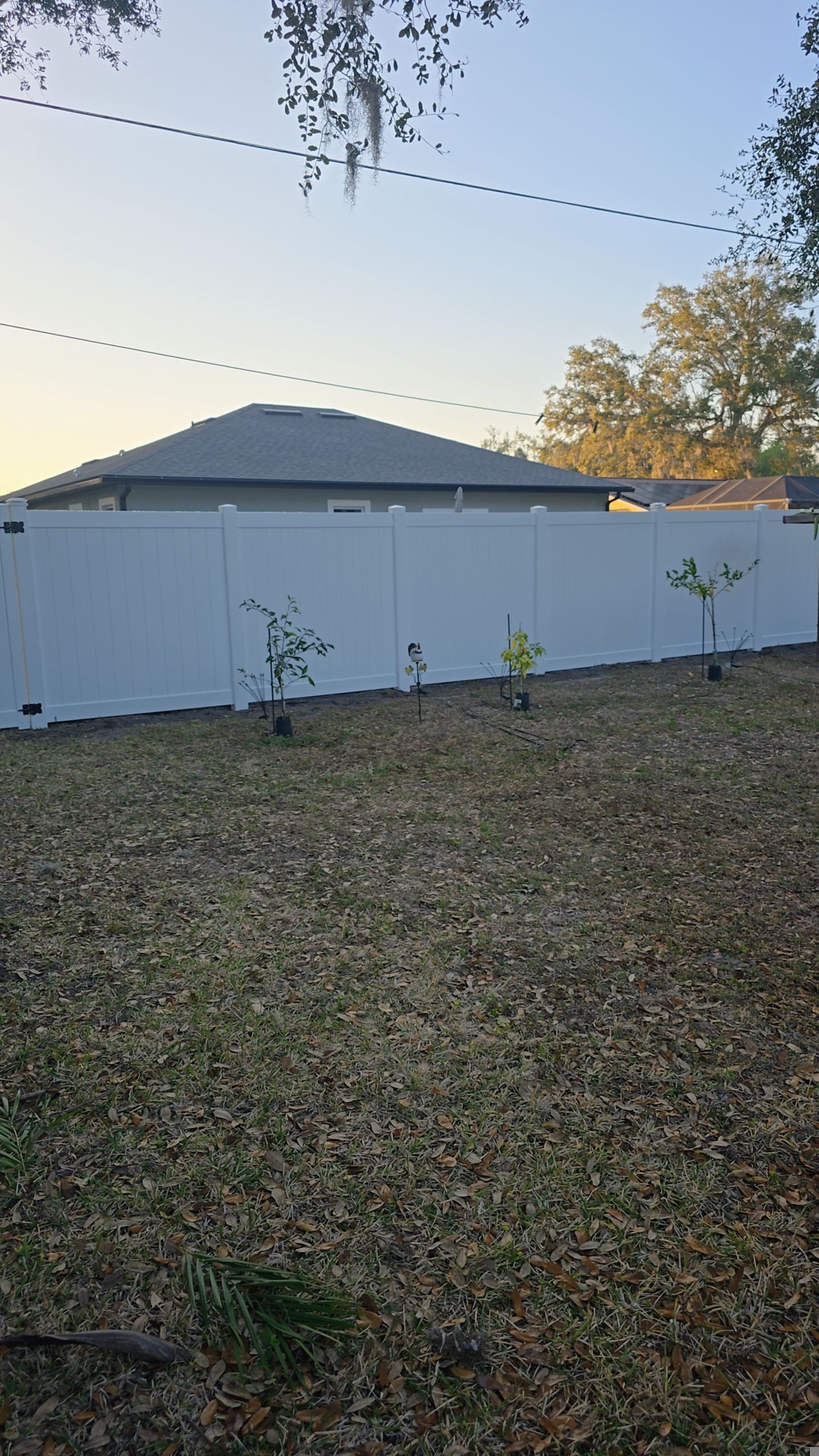 White Vinyl Fence in Port Charlotte by True Fence LLC