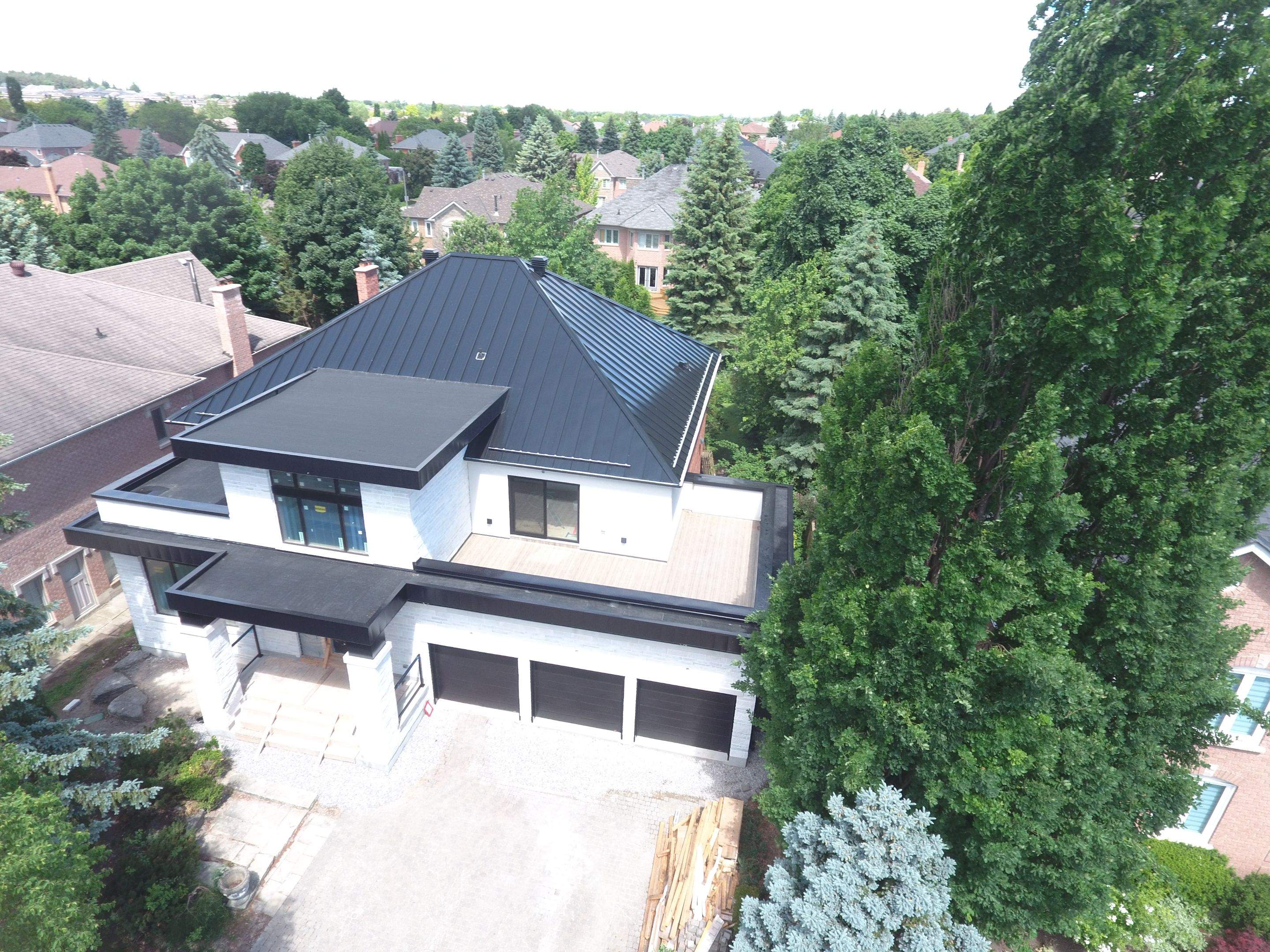 Standing Seam Metal Roof - Custom Coping and Flashing  by Jay Carter Roofing & Sheet Metal