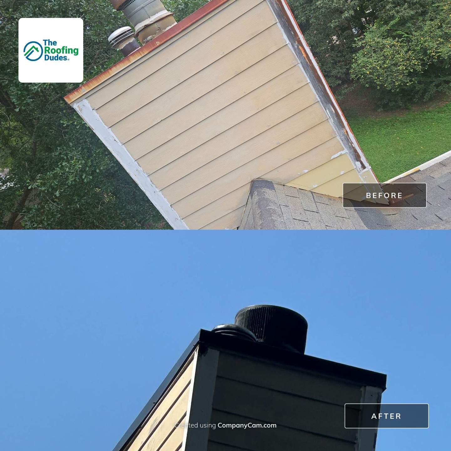 Roof Replacement, Gutter Replacement, and Chimney Cap Replacement in Sterrett by The Roofing Dudes