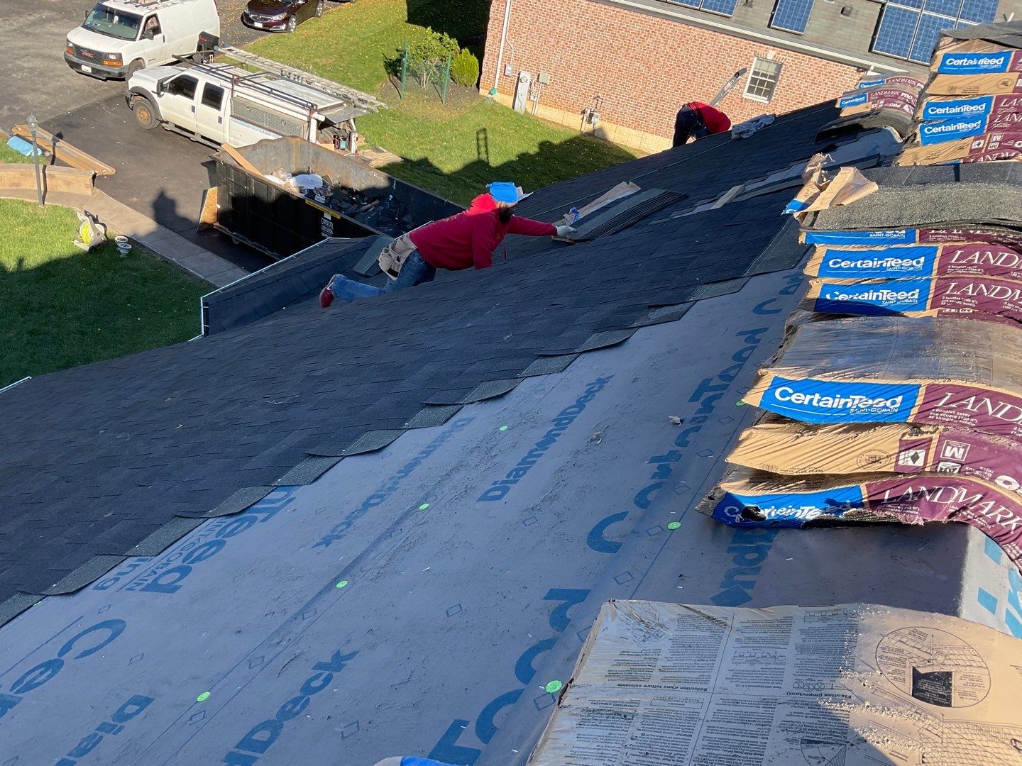 Residential Roofing Installation by Alpha Design Services
