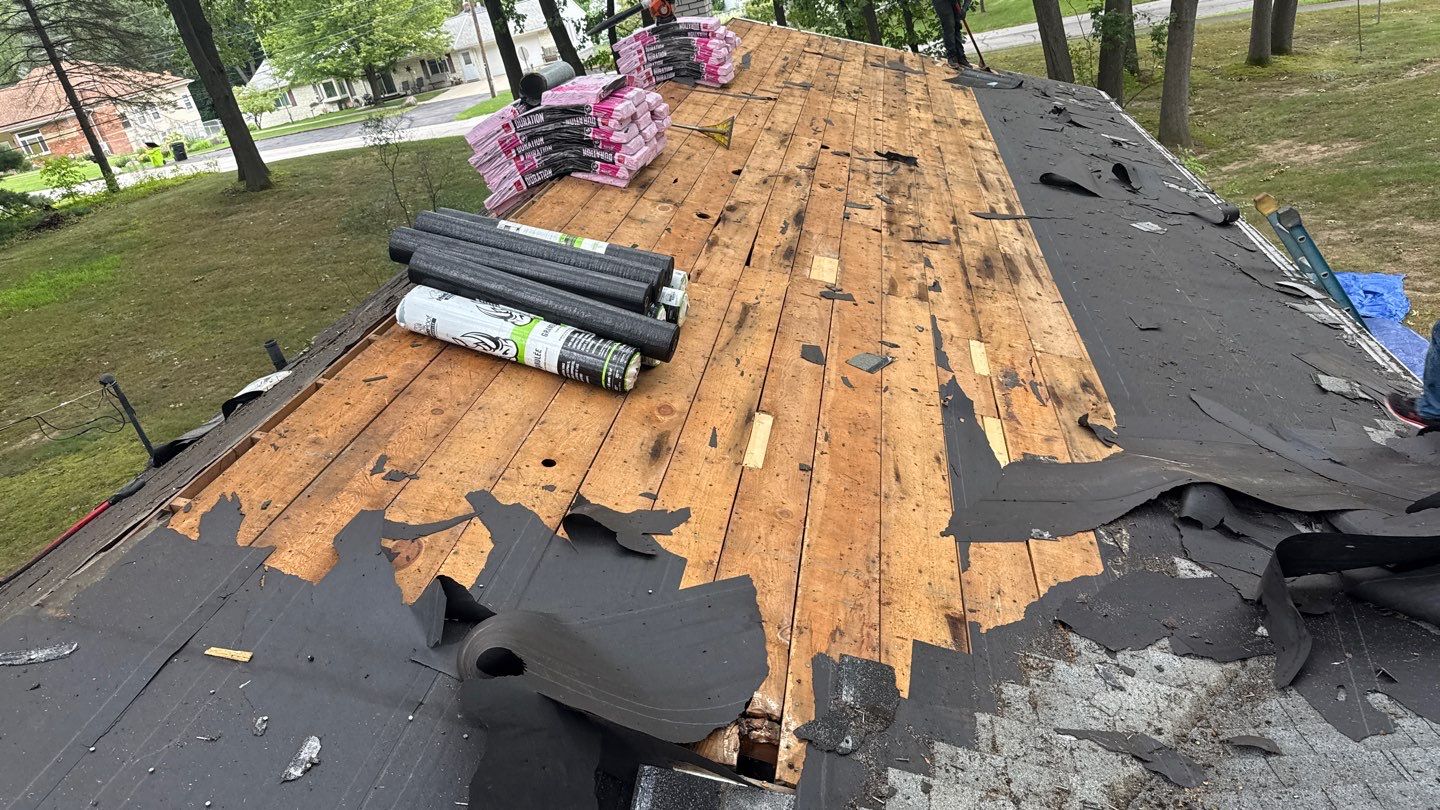 Roof Replacement using Owens Corning Estate Gray by 180 Contractors