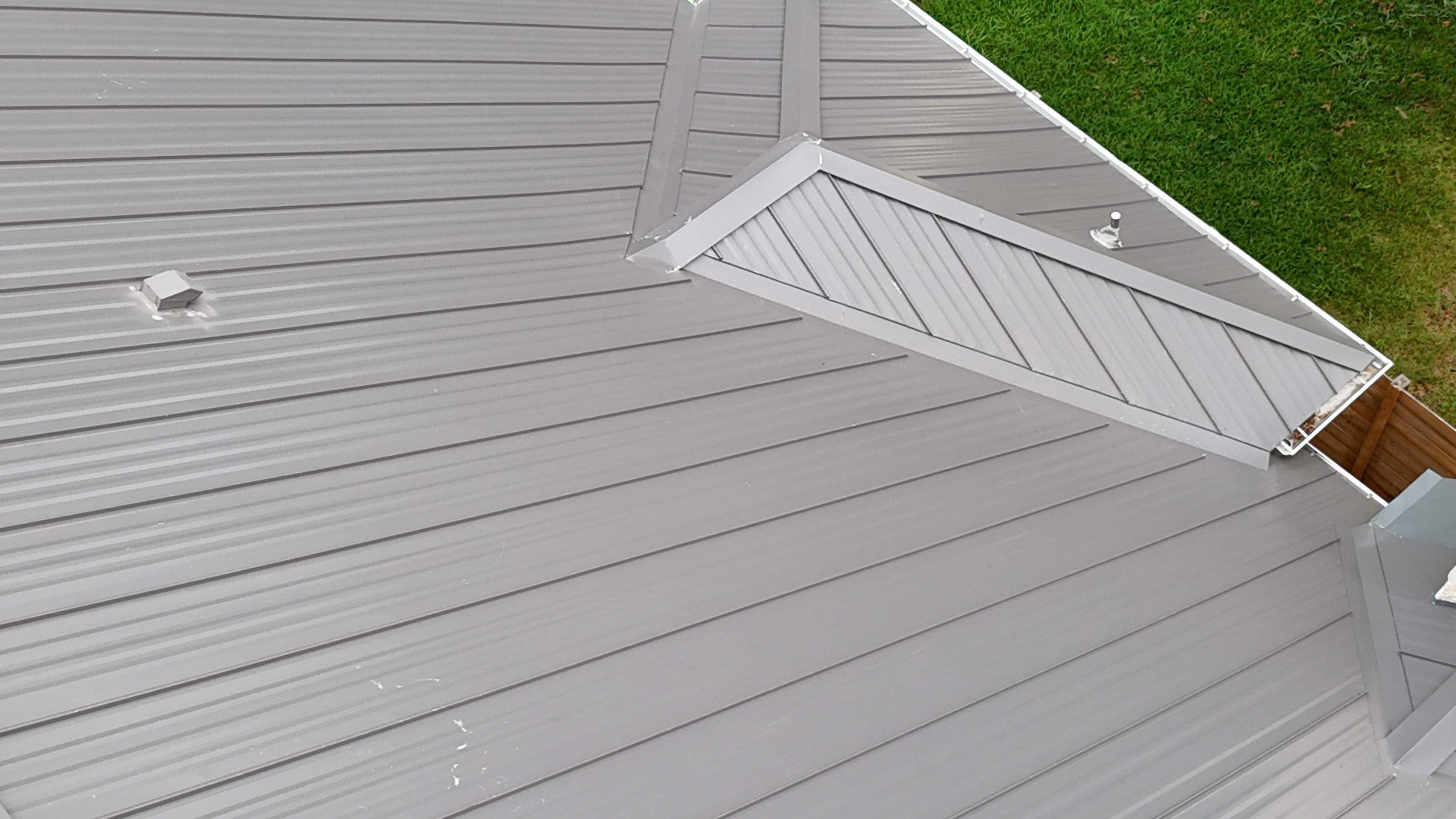 Charcoal Grey - L&A Metals LLC Type FF100, Hidden fastener/Standing Seam by RoofsOnly.com