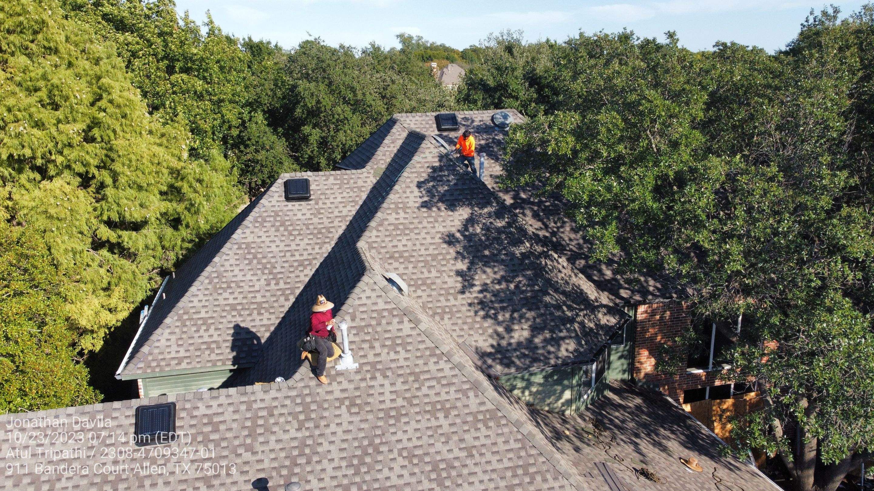 Project in Allen by Zeus Exteriors