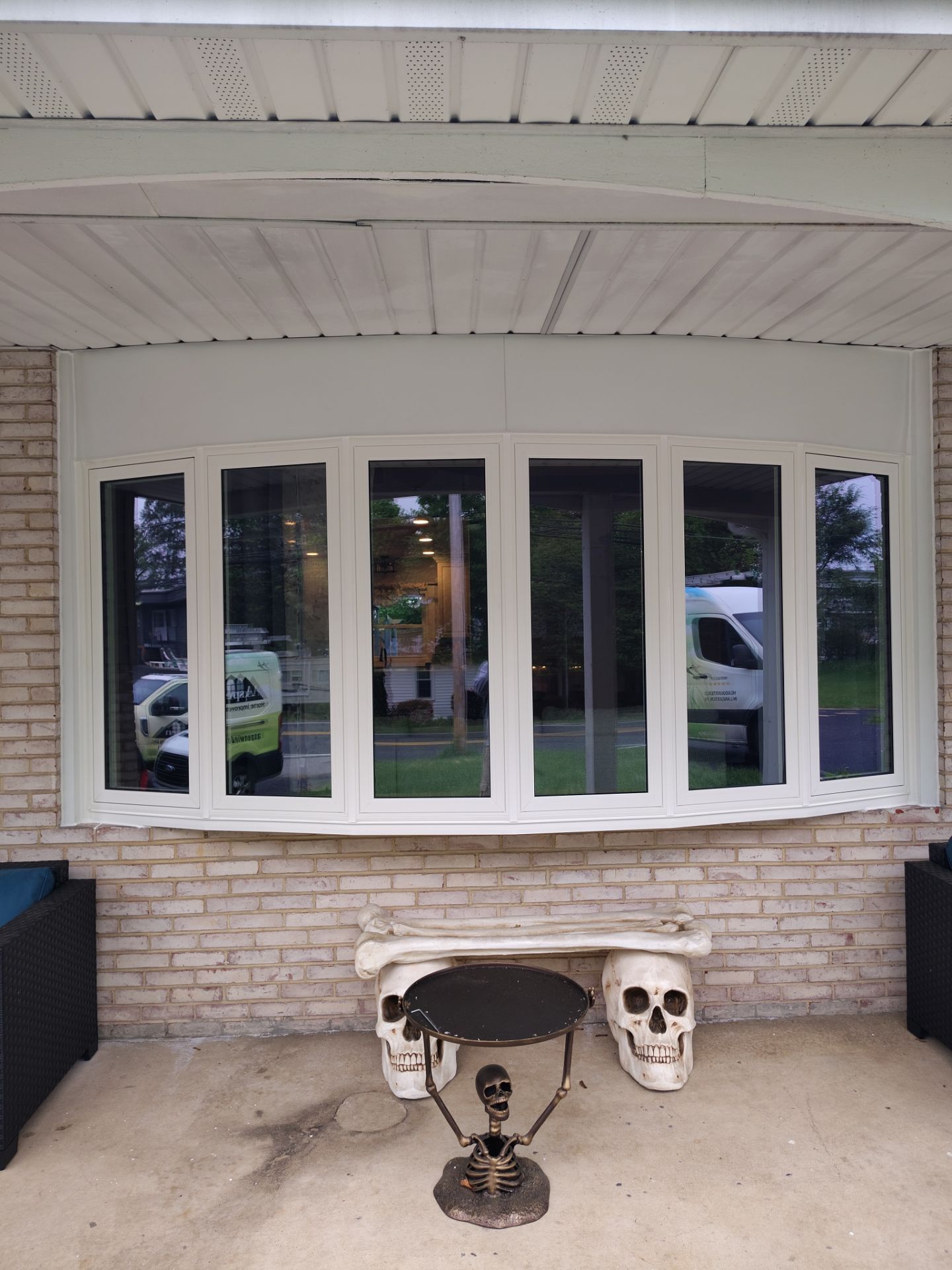 Double Hund Windows and Bow by Aspen Home Improvements