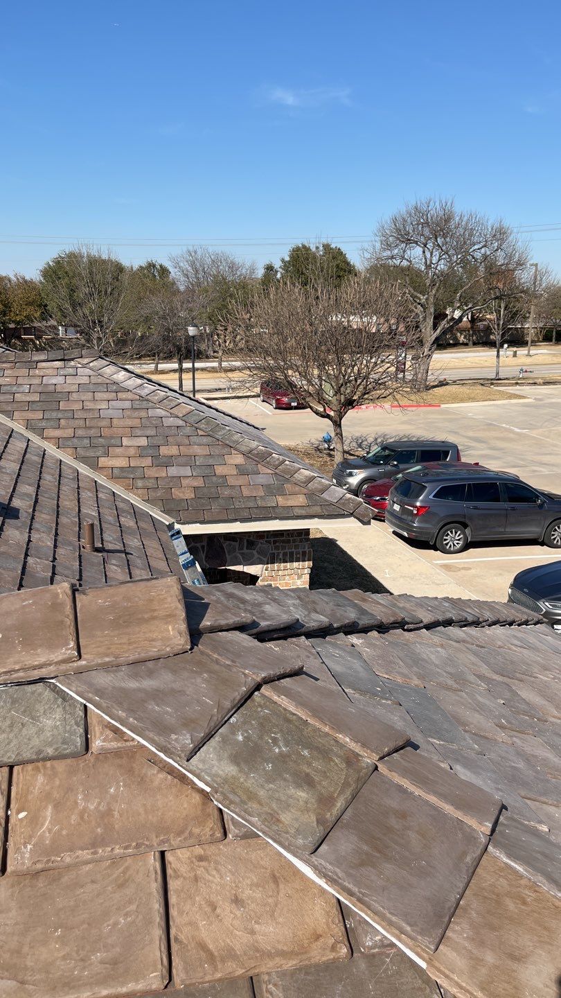 Concrete Tile Roof by Rainy Day Restoration