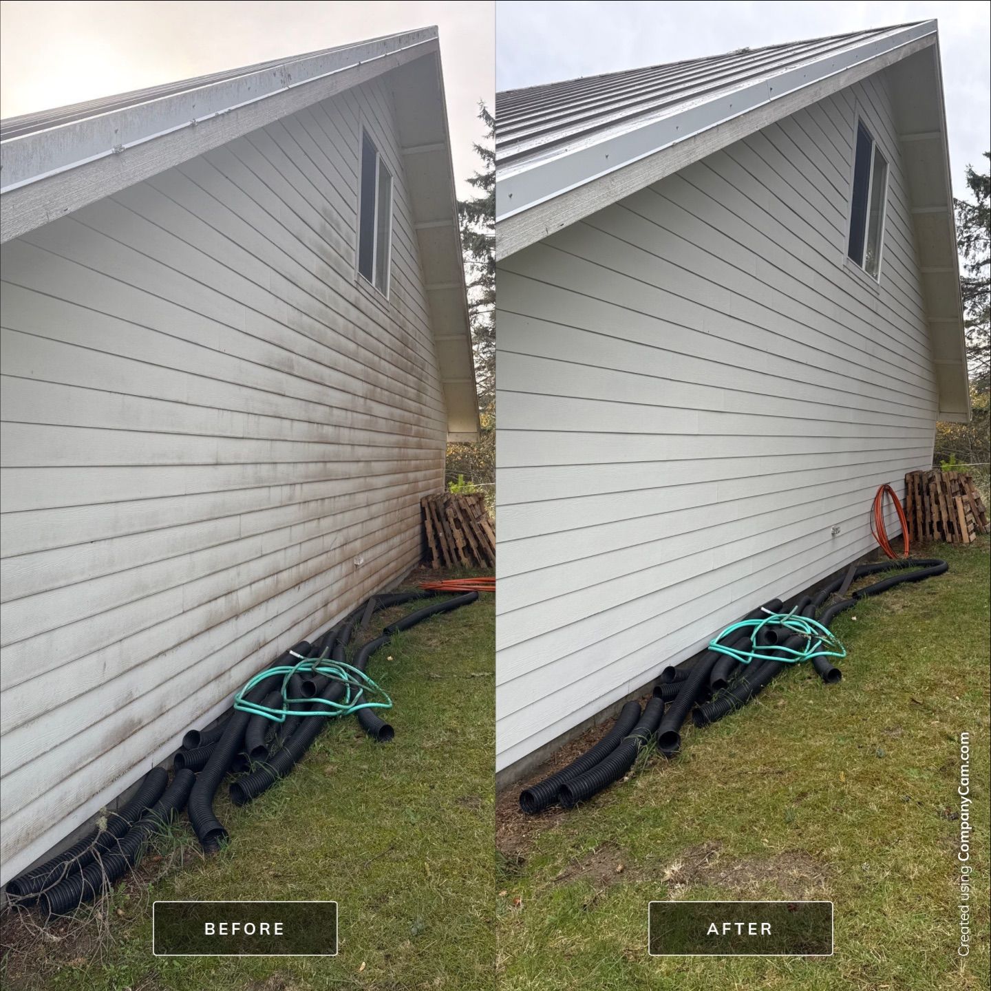 Workshop Exterior Transformation – Warrenton by Rolling Suds of Oregon Coast – Salem