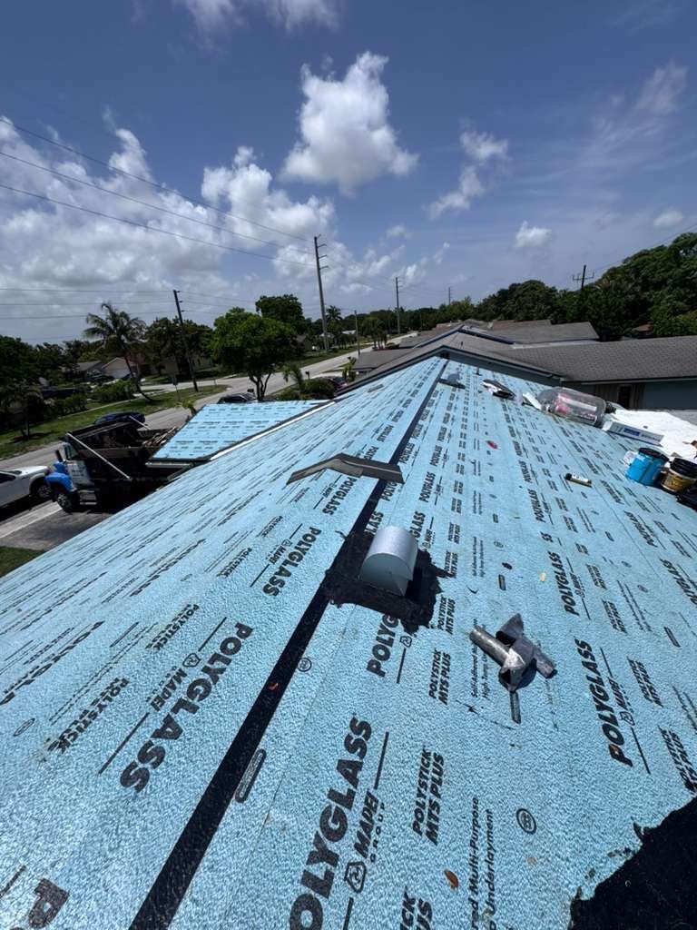 Full Architectural Shingle and Flat Roof Replacement in Pompano Beach by Art's Roofing & Construction