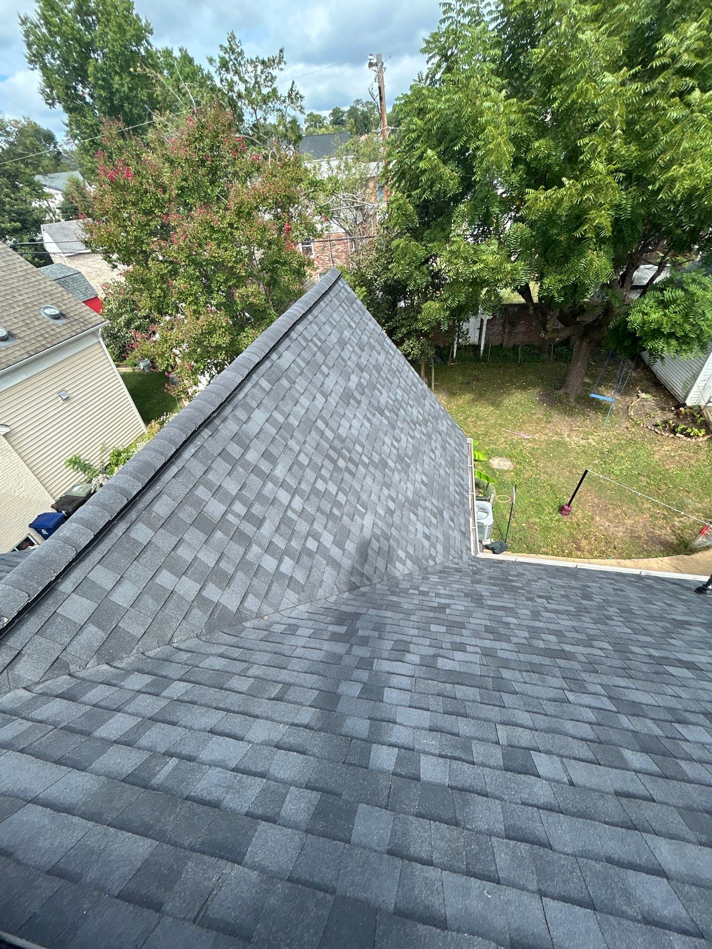 Arlington: Roof Replacement with CertainTeed Landmark Pro Designer Shingles in Max Def Moire Black by RM Banning, Inc.