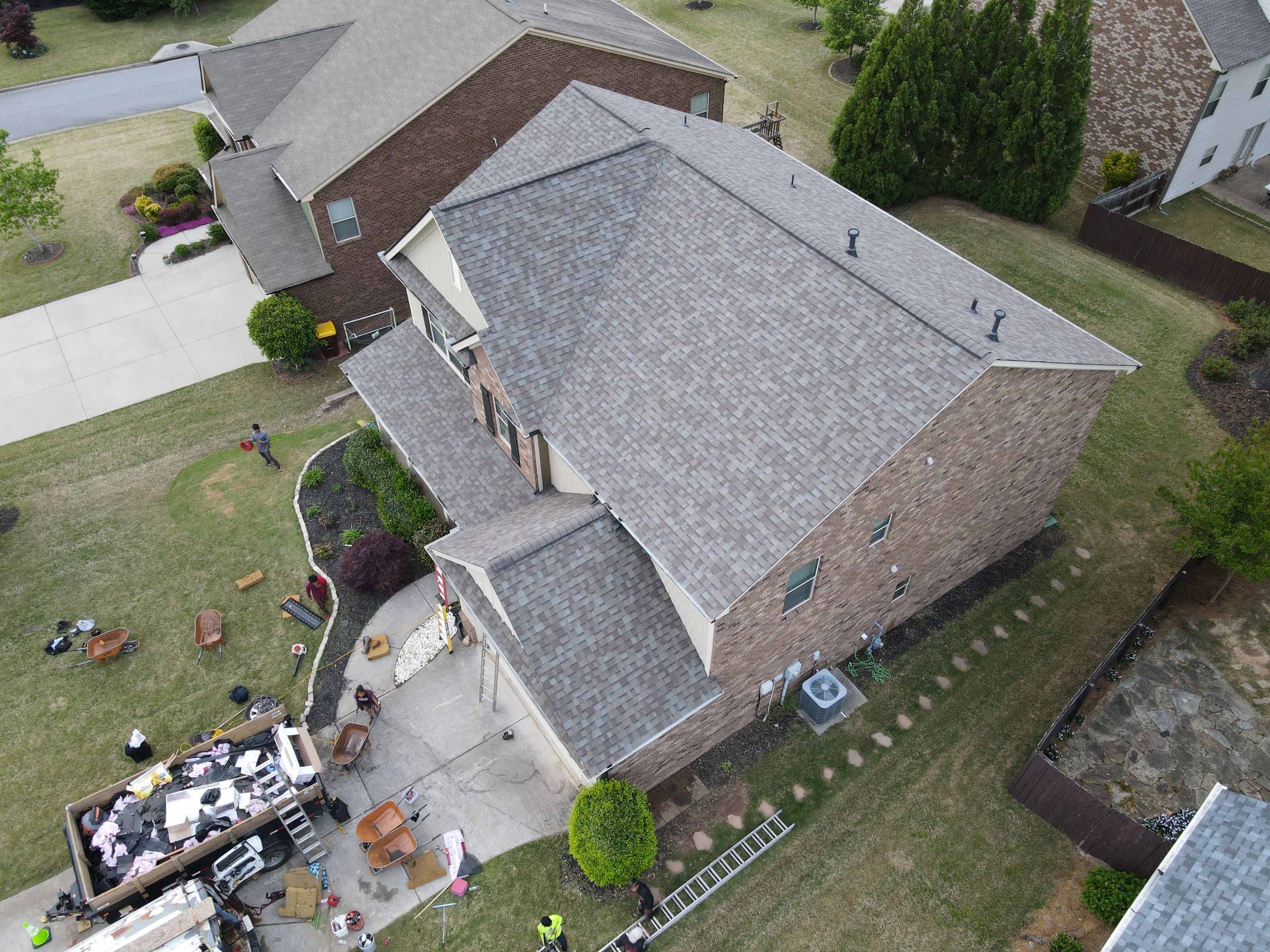 Residential Roofing Installation using Owens Corning by Inspector Roofing and Restoration