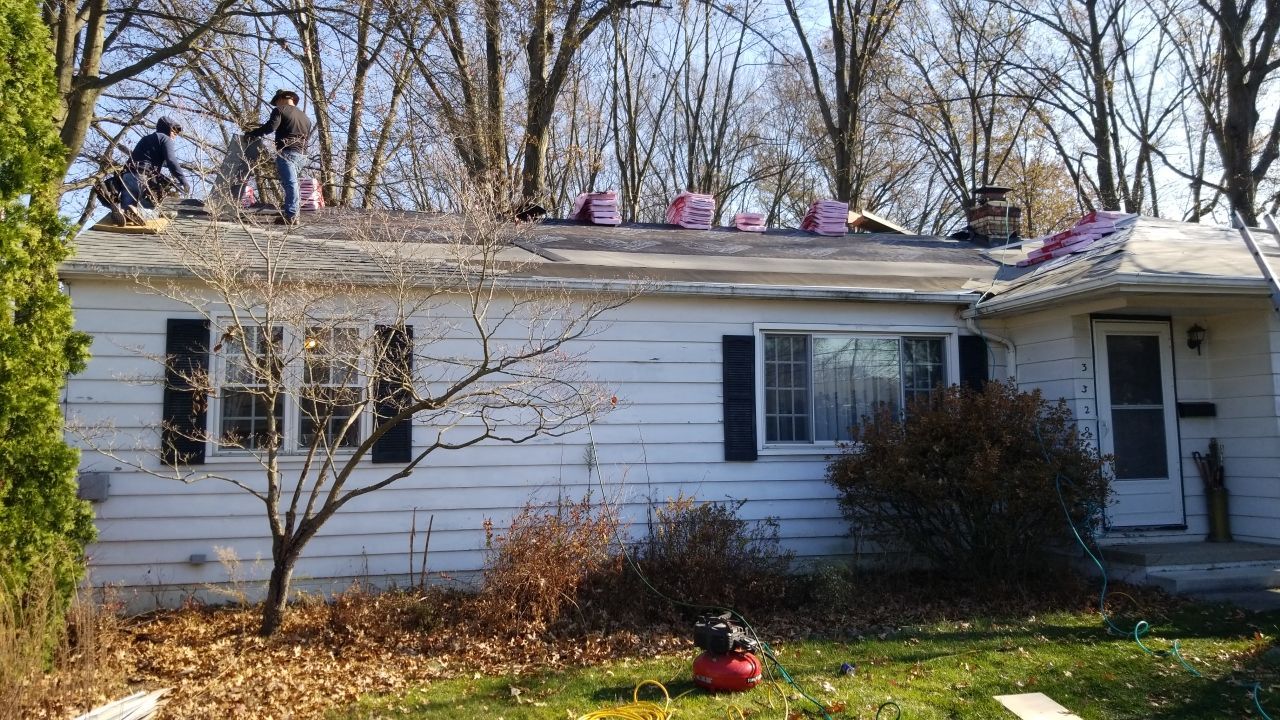 Residential Roofing Installation using Ownens Corning Duration Brownwood by Absolute Roofing and Construction
