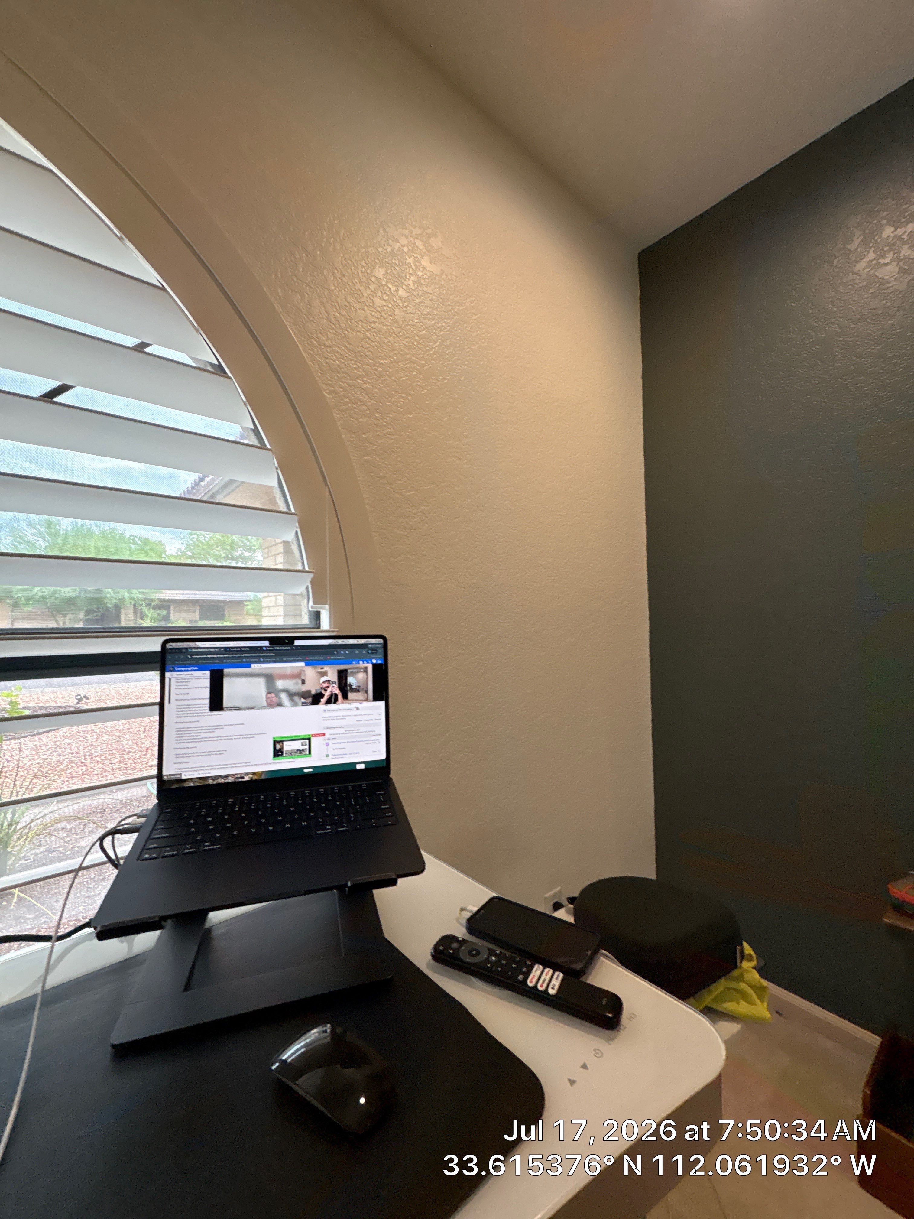 Custom Home Office and Multi-Media Room Renovation in Phoenix by CompanyCam Sales Demo