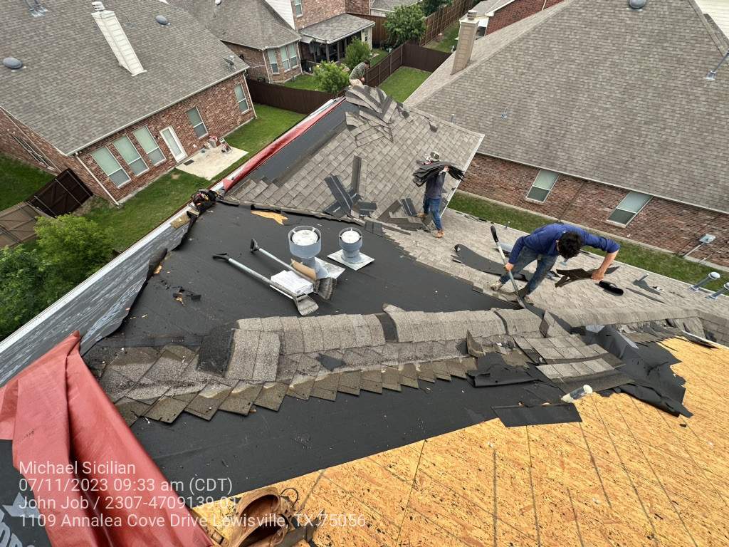 Project in Lewisville by Zeus Exteriors
