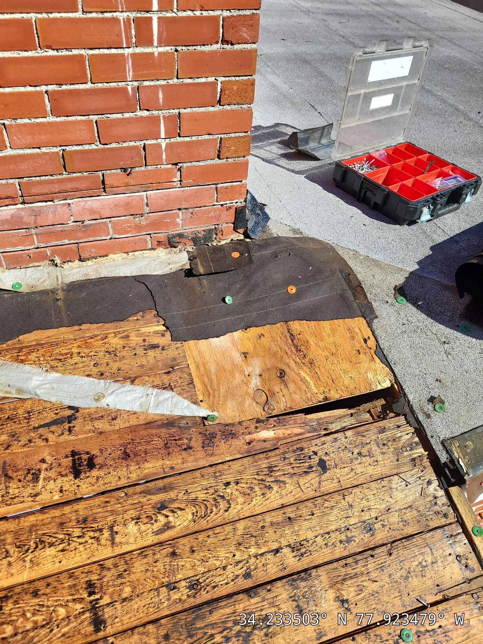 Low Slope Flat Roof Repair in Forest Hills, Wilmington NC by RGR Construction and Roofing, LLC