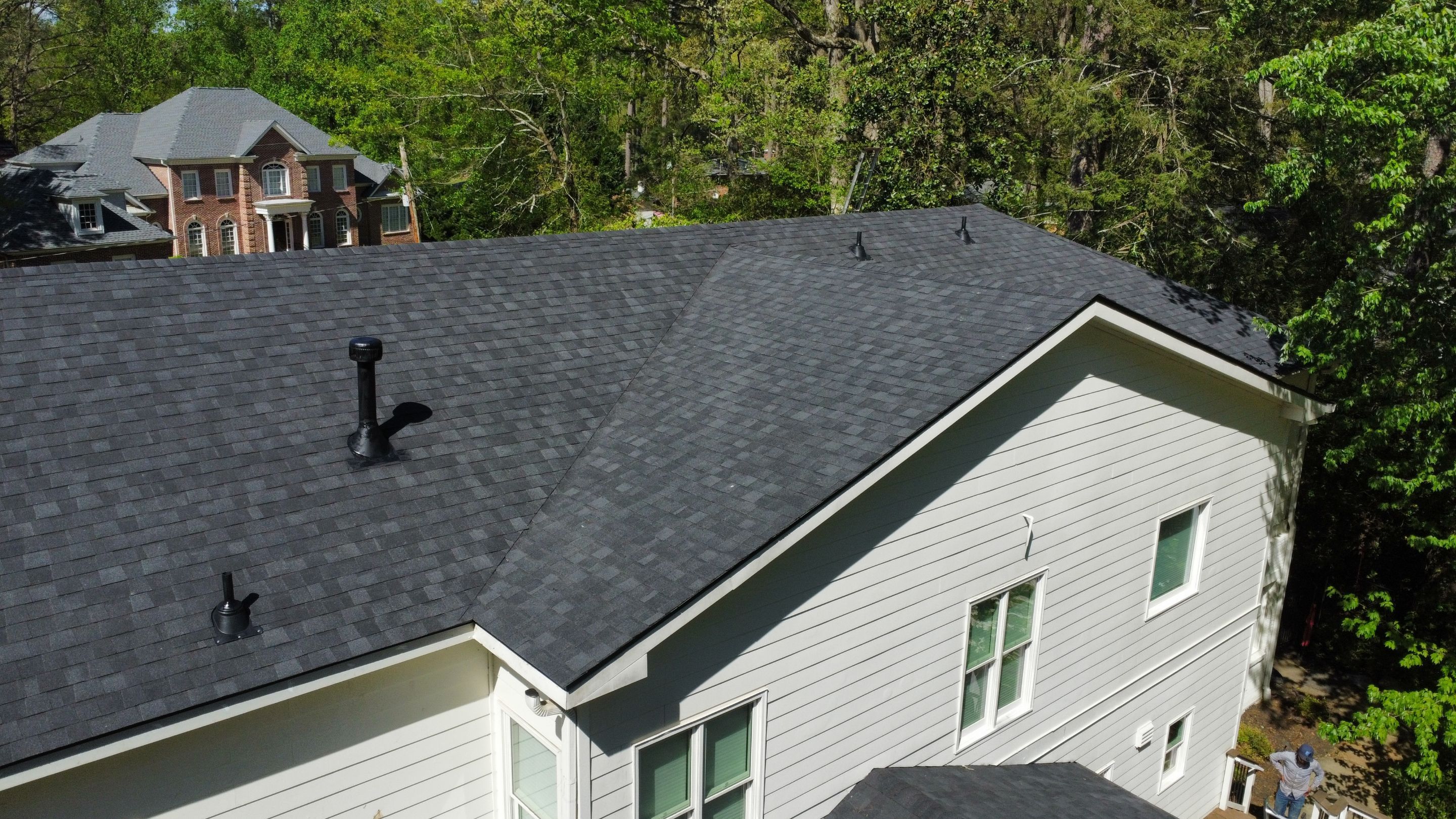 Atlanta, GA Roof Replacement CertainTeed Landmark Pro Max Def Charcoal Black by Reset Roofing