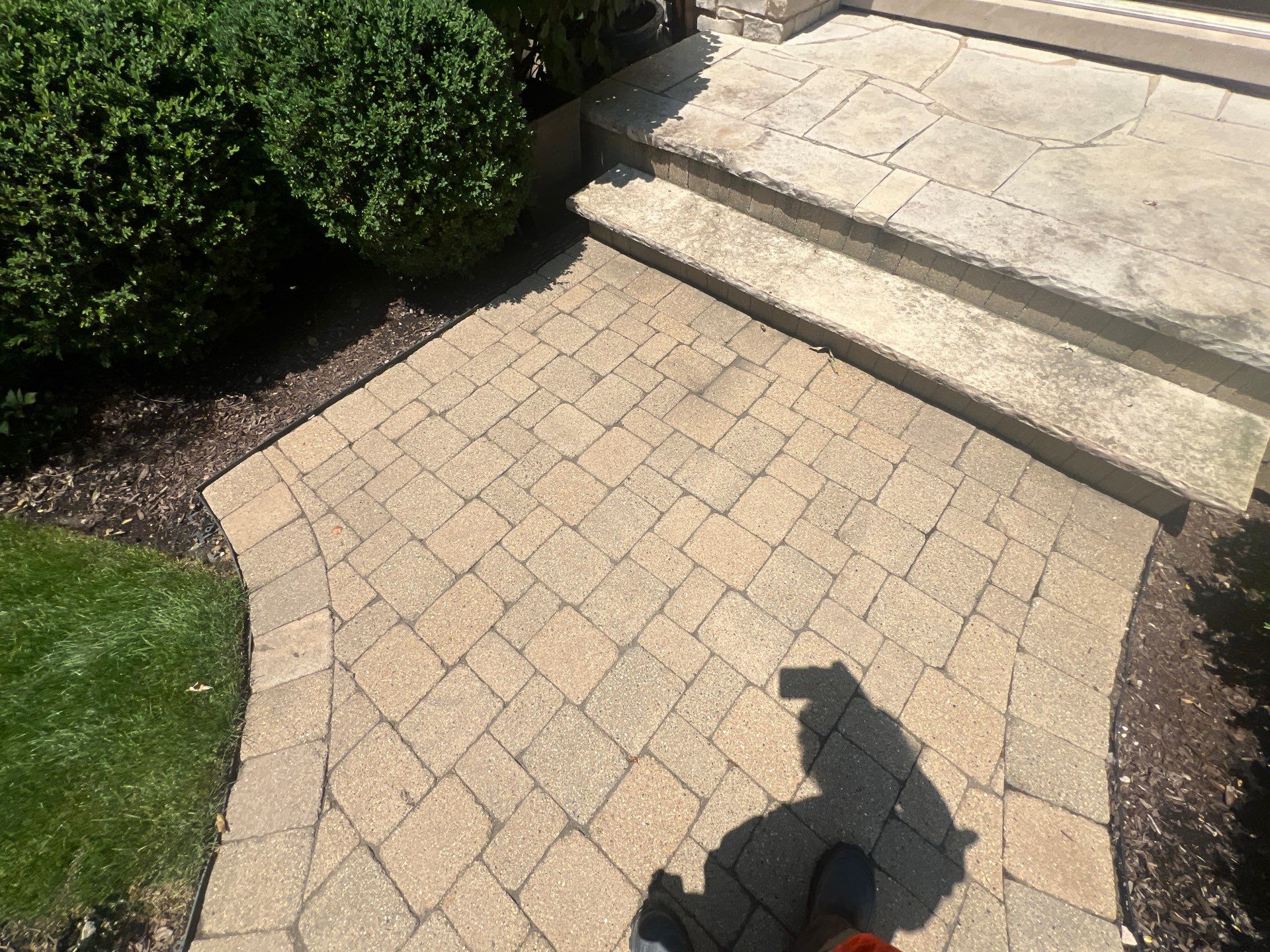 Brick paver clean, sand and seal.  using surebond SB-8700 by Northern Power Washing LLC.