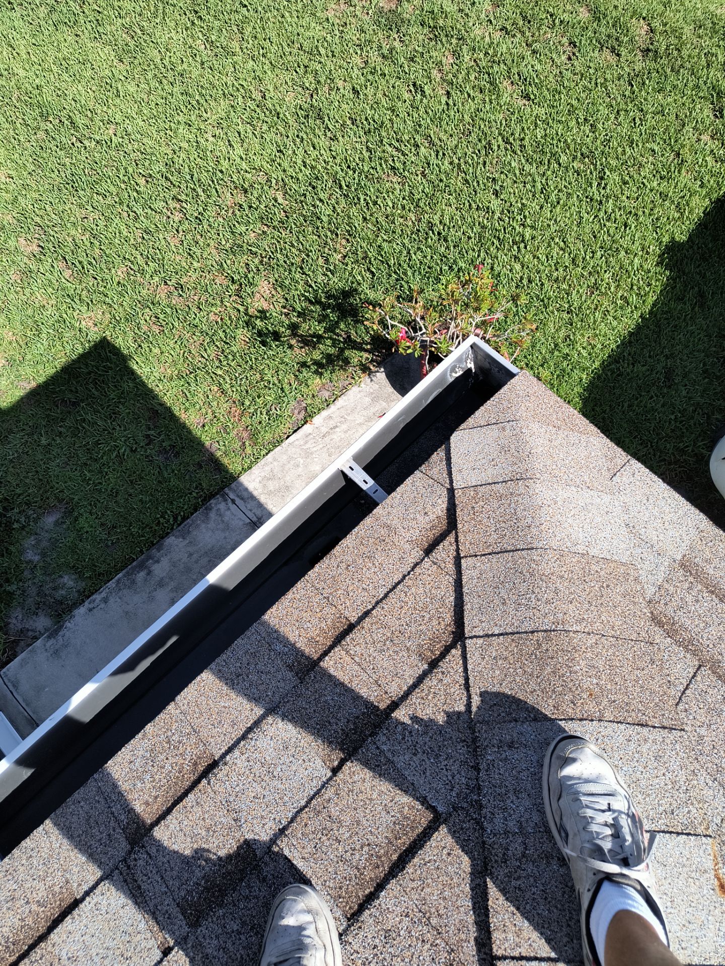 Leaf Guard System Installation in Cape Coral FL by Gutter Professors