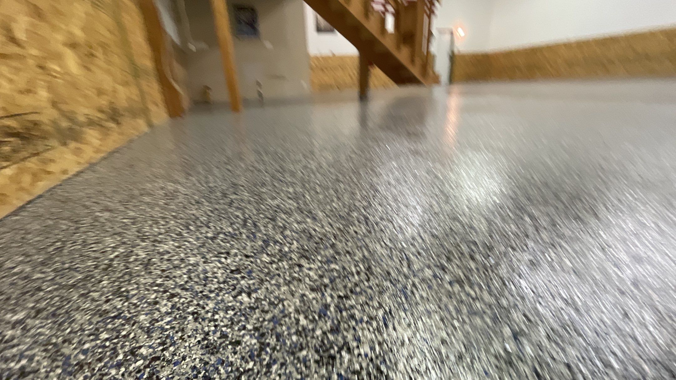 Airplane Hanger using Domino with Blue by Croc Coatings, LLC