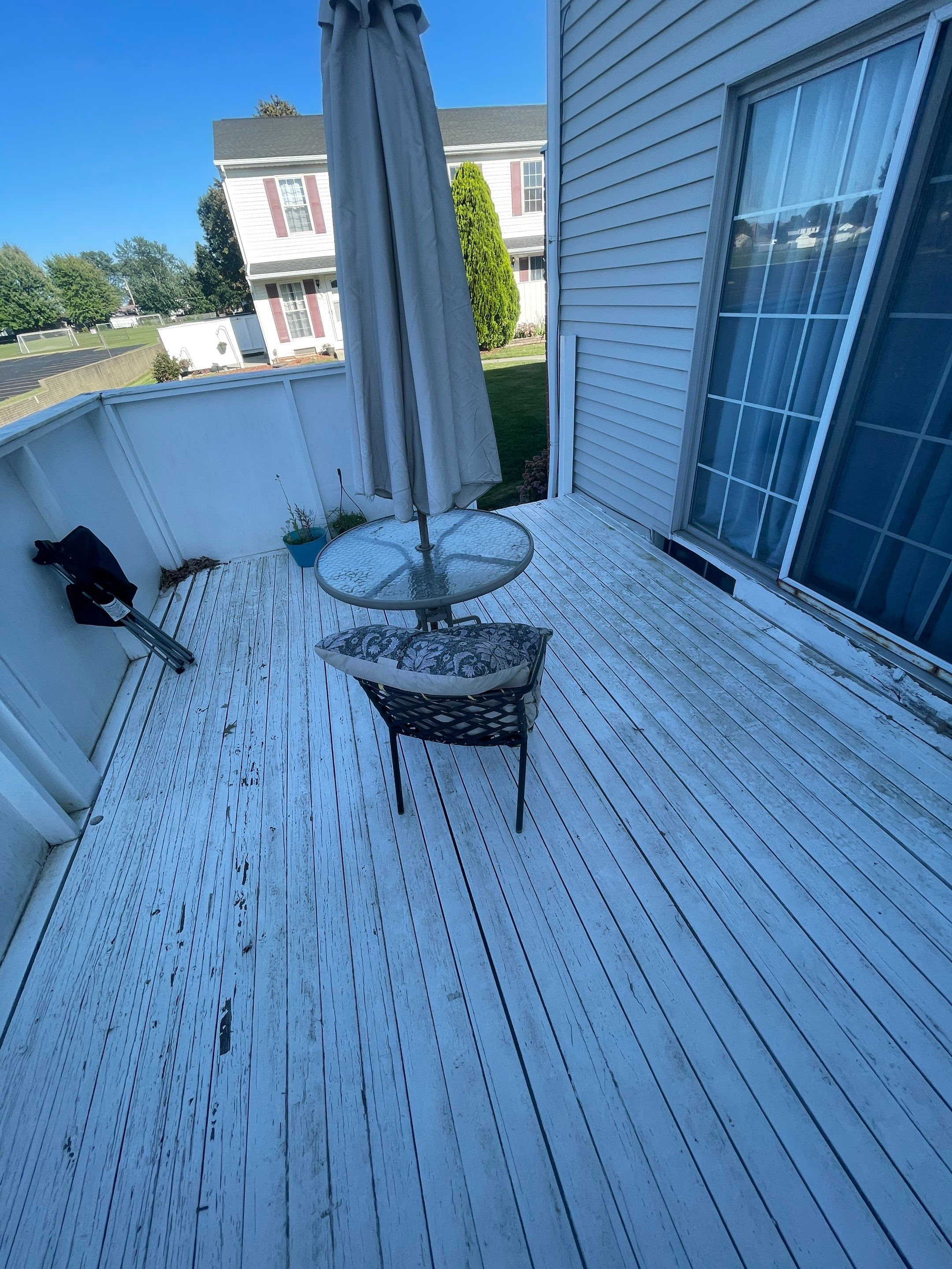 Deck Painting using Sherwin Williams Porch & Floor Enamel by Callaway Contracting LLC