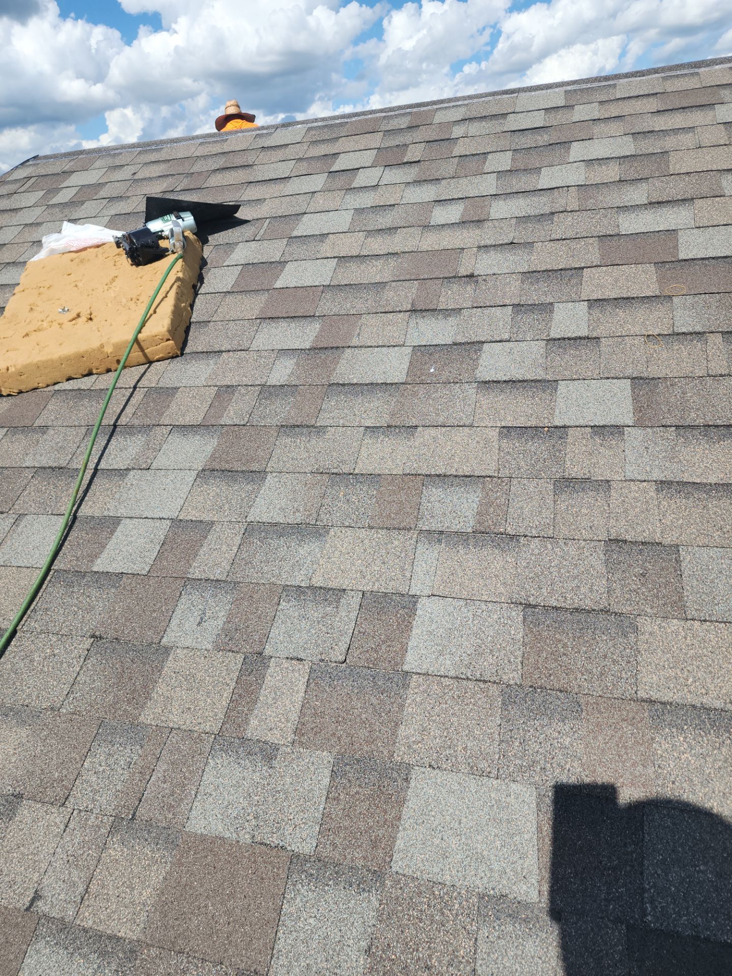 Residential Roofing Installation using Owen's Corning Duration (Lifetime) Shingles by Roof Repair Company