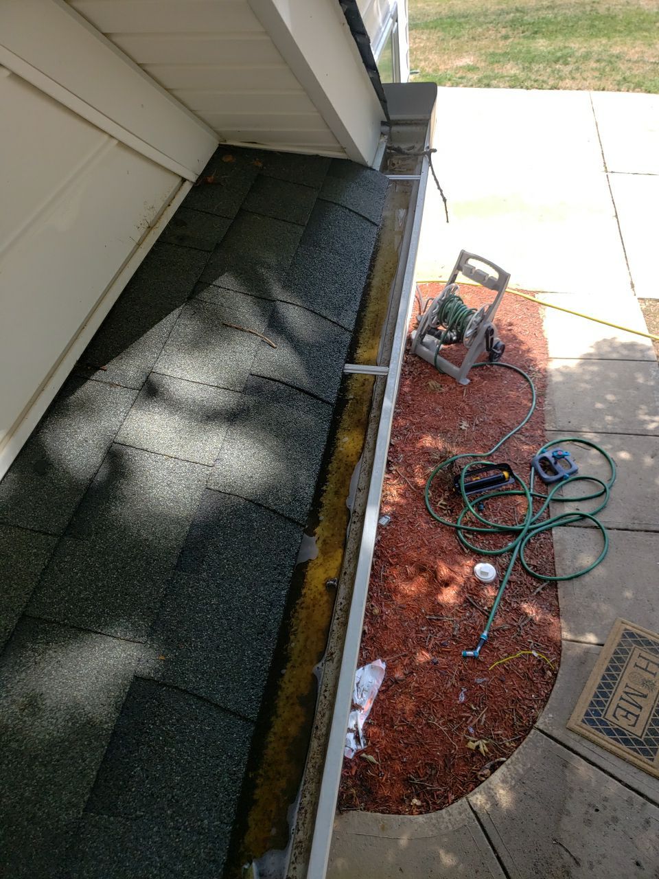 House Wash using cleaner by G&H Home Tech Pros LLC