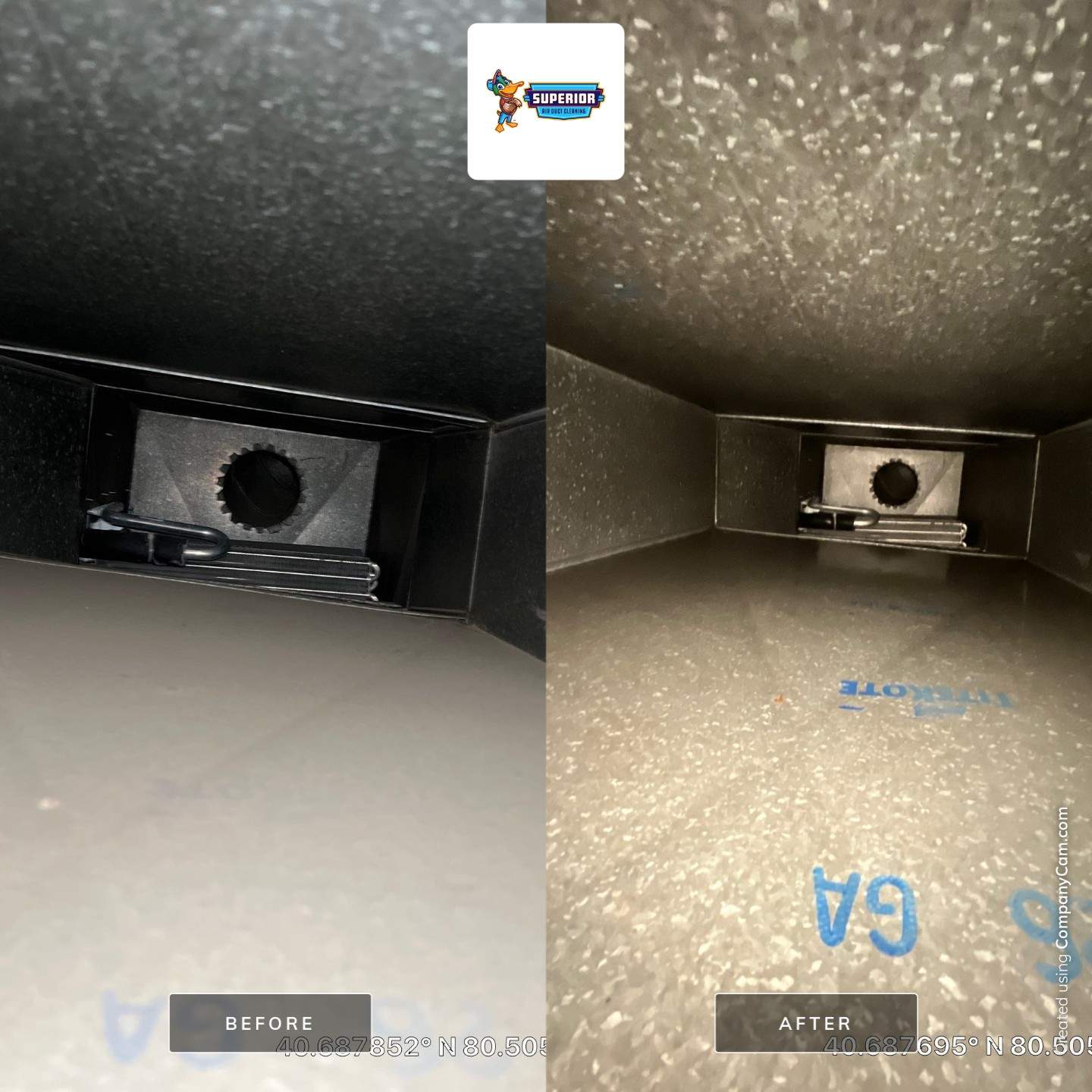 Air Duct Cleaning With a Vacuum Truck in Midland, PA by Superior Air Duct Cleaning