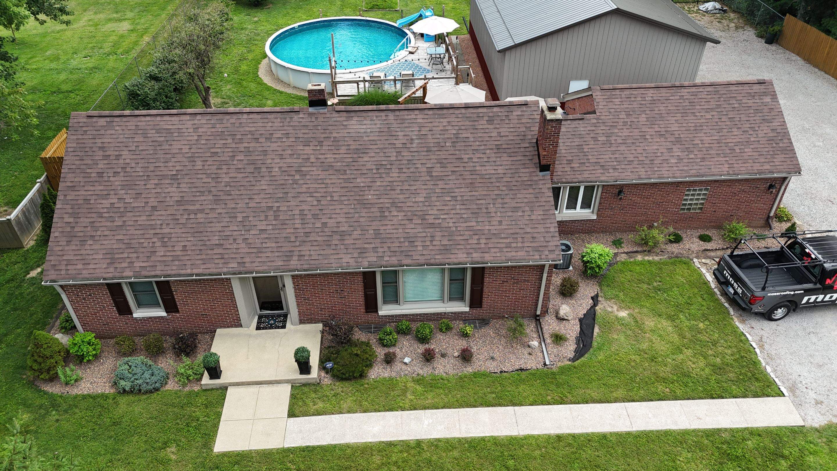 Project in Indianapolis by Moss Roofing