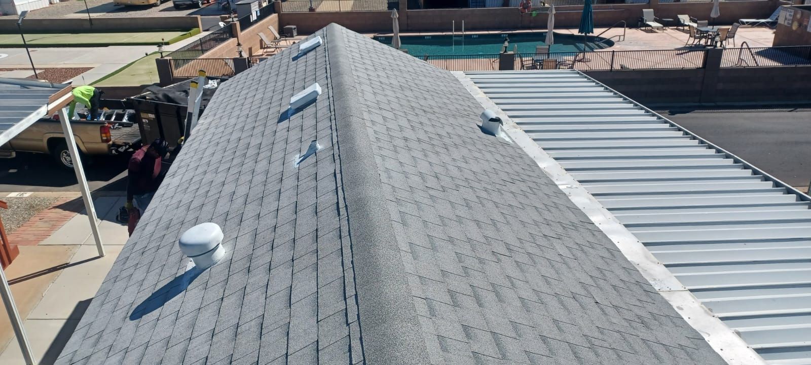 Estate Gray Shingles by Reimagine Roofing