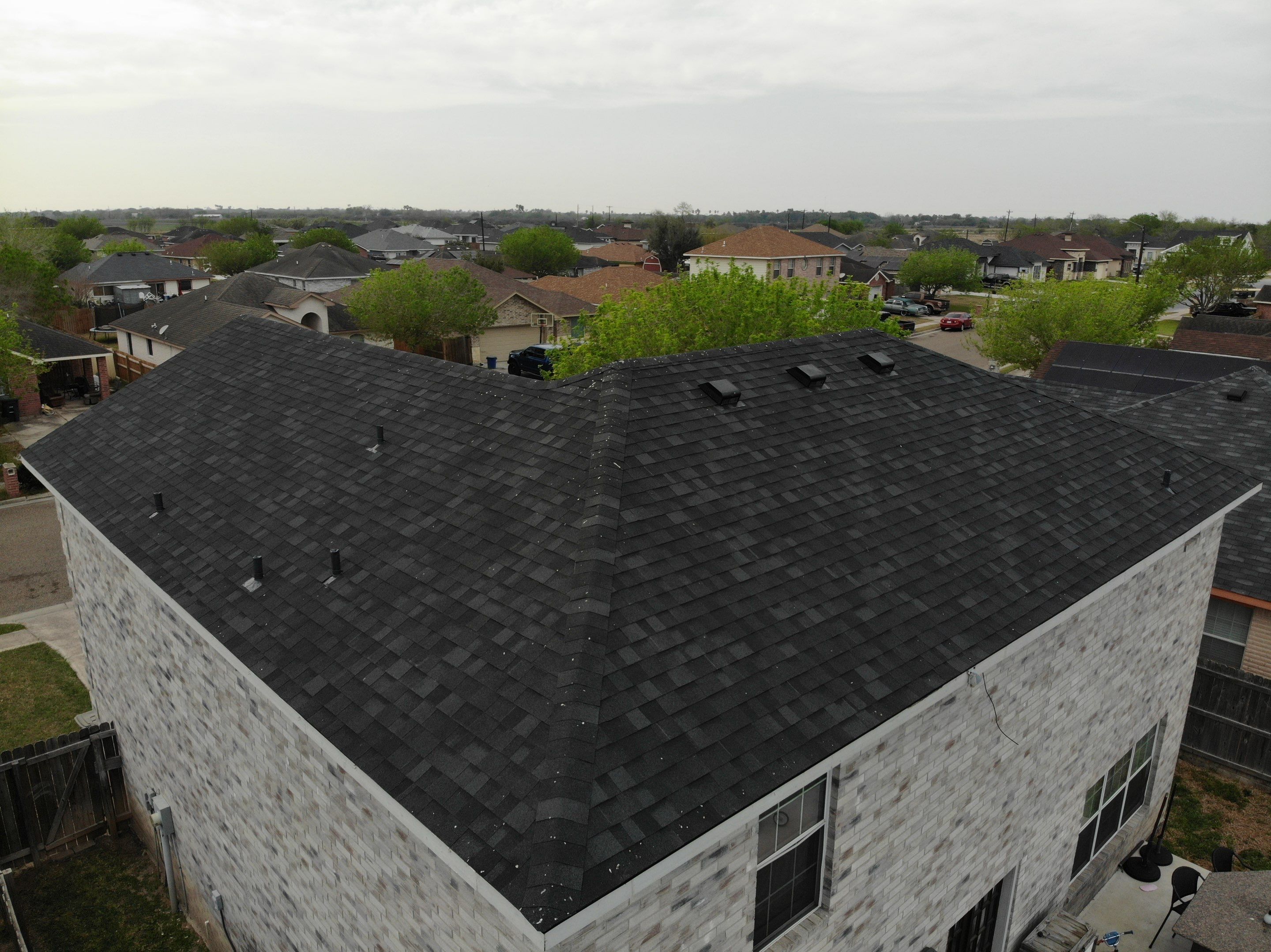 Harlingen Roof Project  by Bison Roofing  