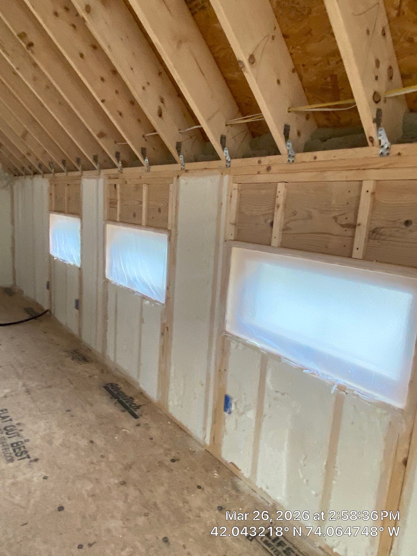 New Construction using Closed Cell Spray Foam and Open Cell Spray Foam by NYS Foam & Energy