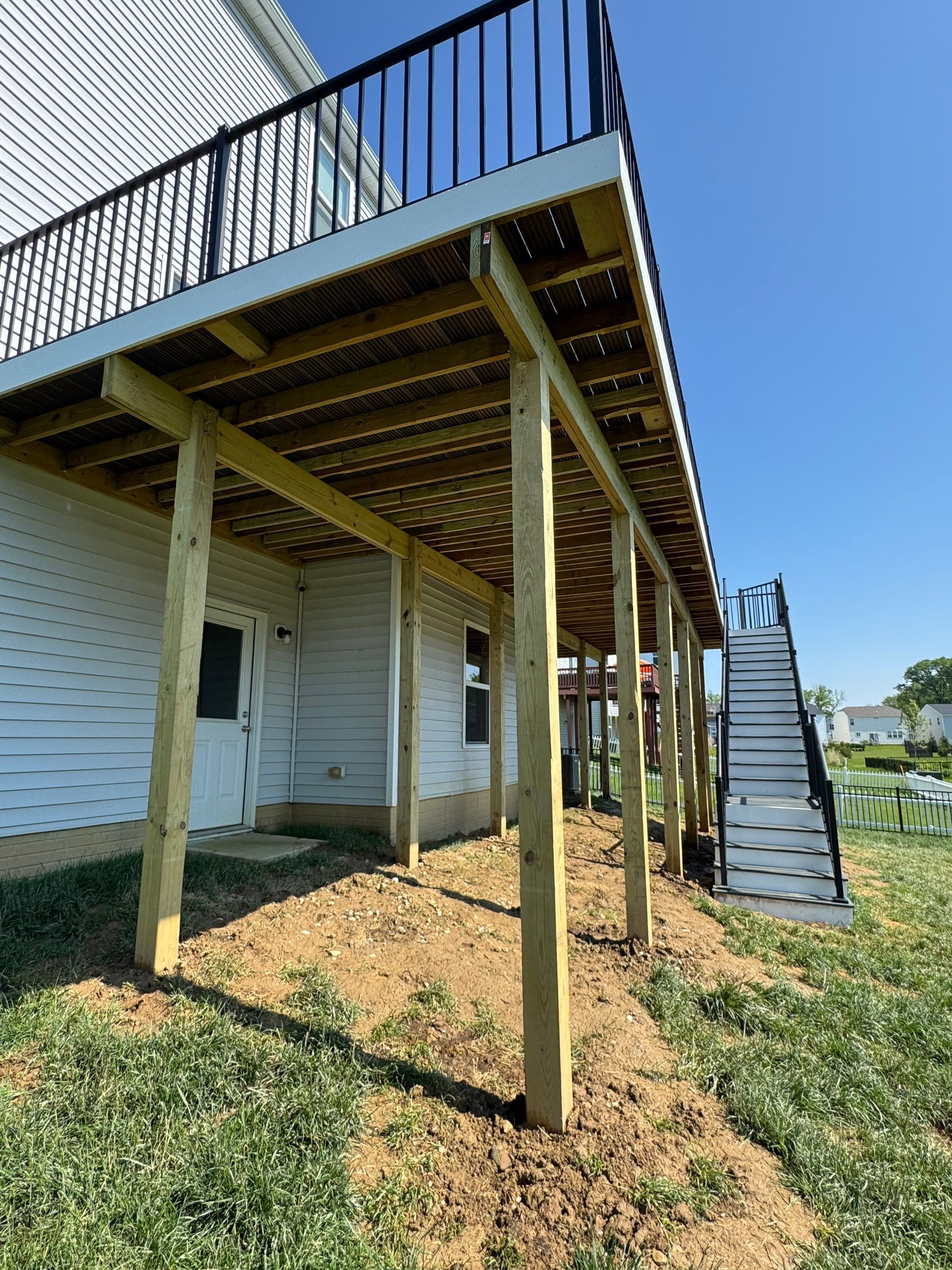 Elevated Deck in Westerville by The Exterior Living Company LLC