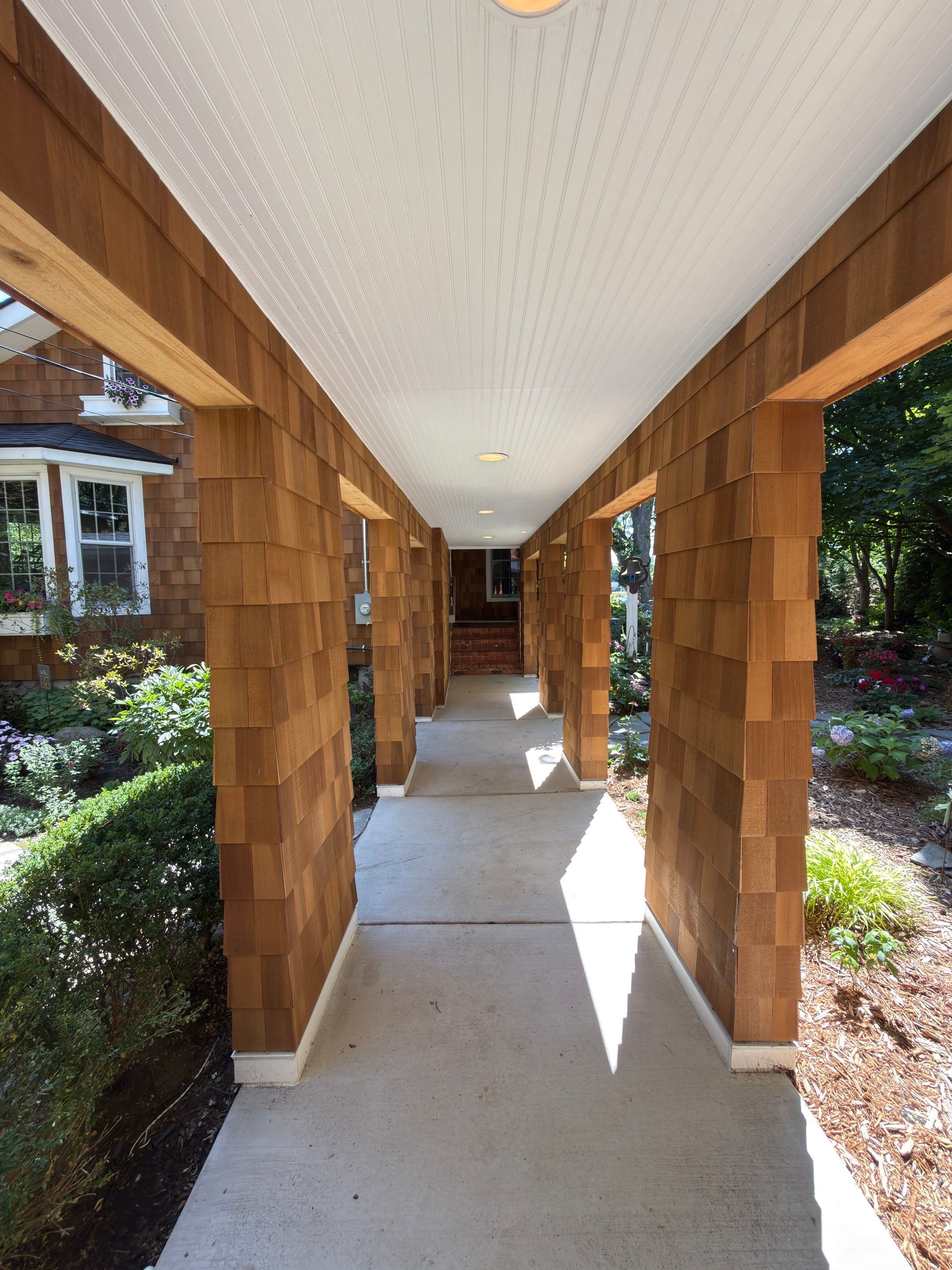 Cedar Siding Replacement  by Bloomfield Construction & Restoration
