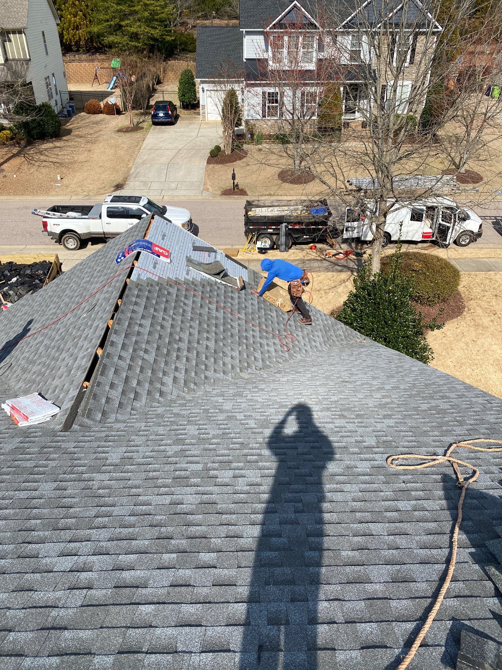 Roof Replacement - GAF Timberline HDZ Pewter Gray  by Pro Performance Roofing