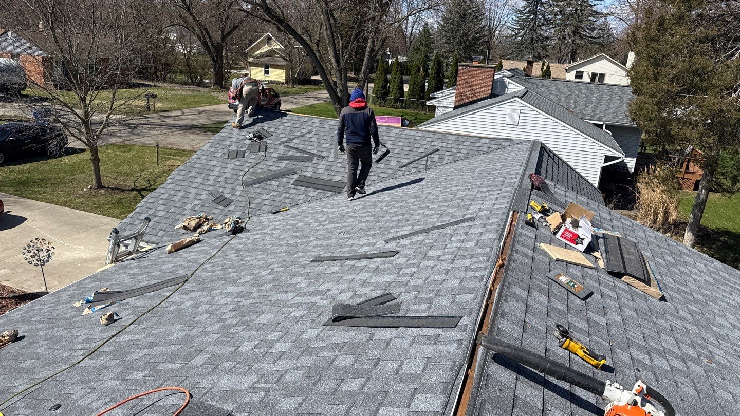 Roof Replacement using CertainTeed Landmark Pewter by 180 Contractors