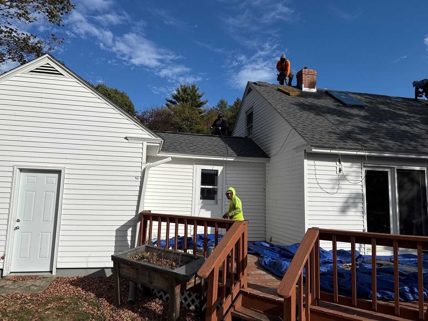 Complete Roof Replacement with GAF Pewter Gray HDZ™ Shingles, VELUX Skylights & New Gutters by Sensible Home Solutions