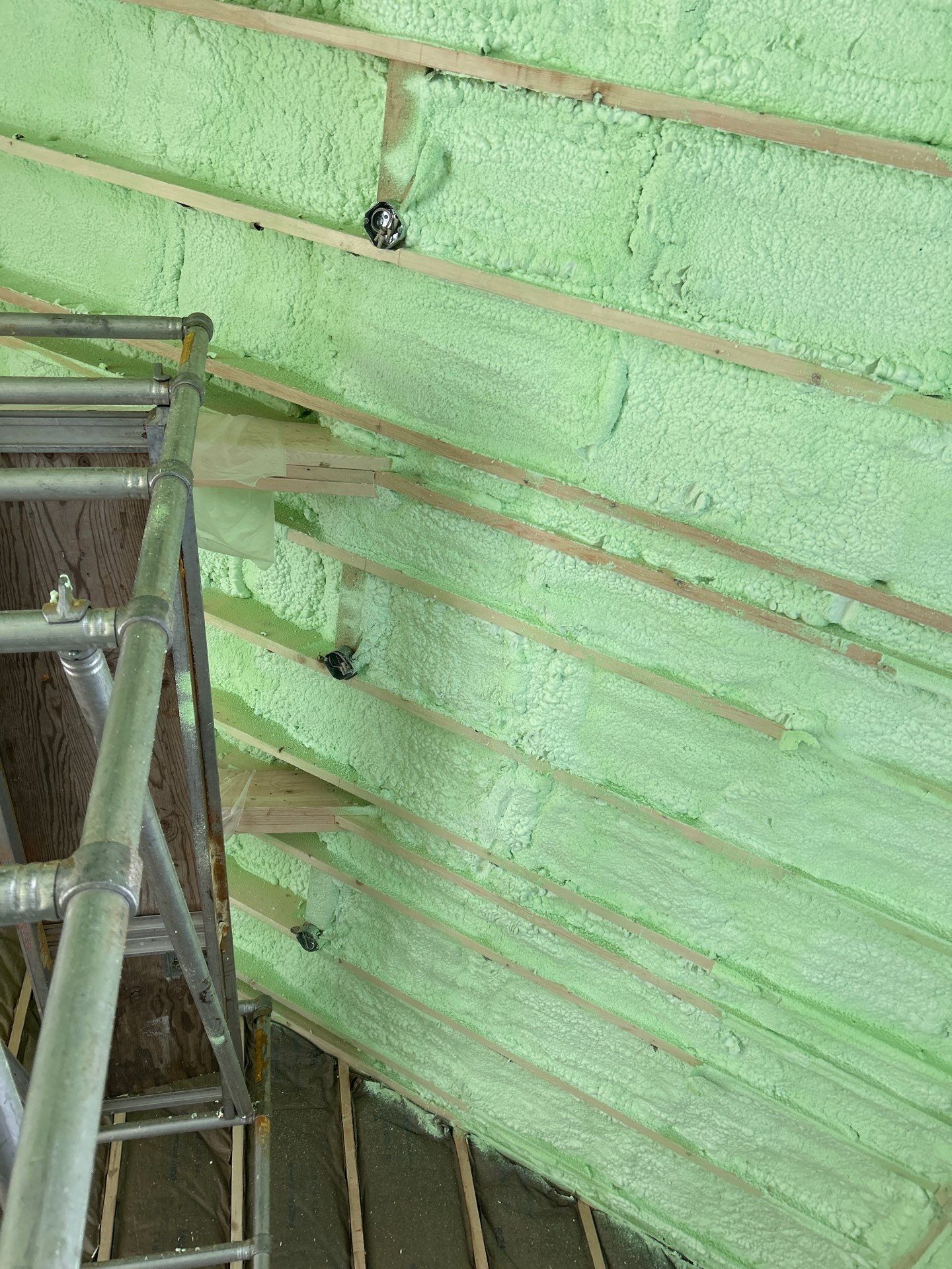 Detached Garage using Closed Cell Spray Foam by NYS Foam & Energy
