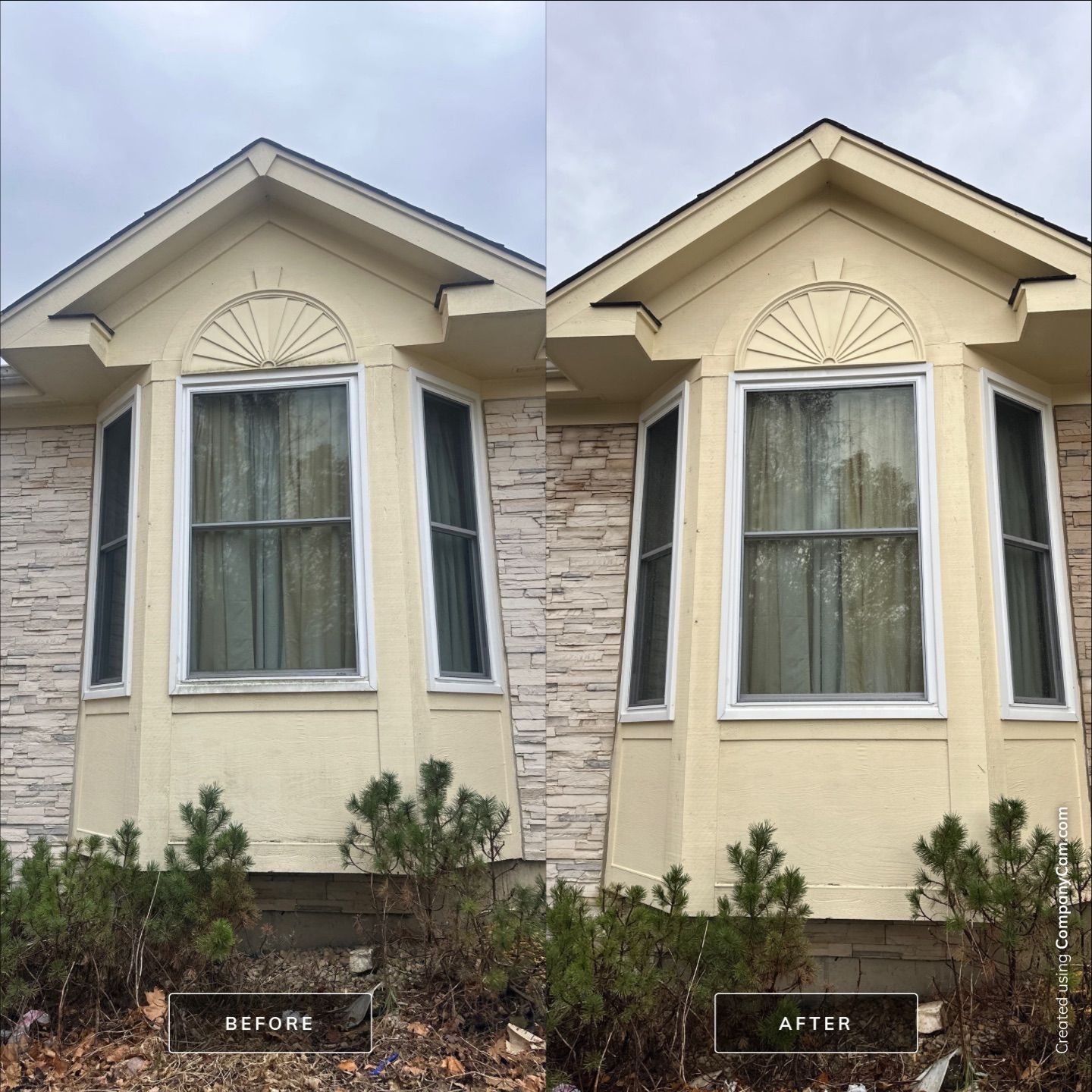 Project in Round Lake Beach by Simmons Power & Soft Washing