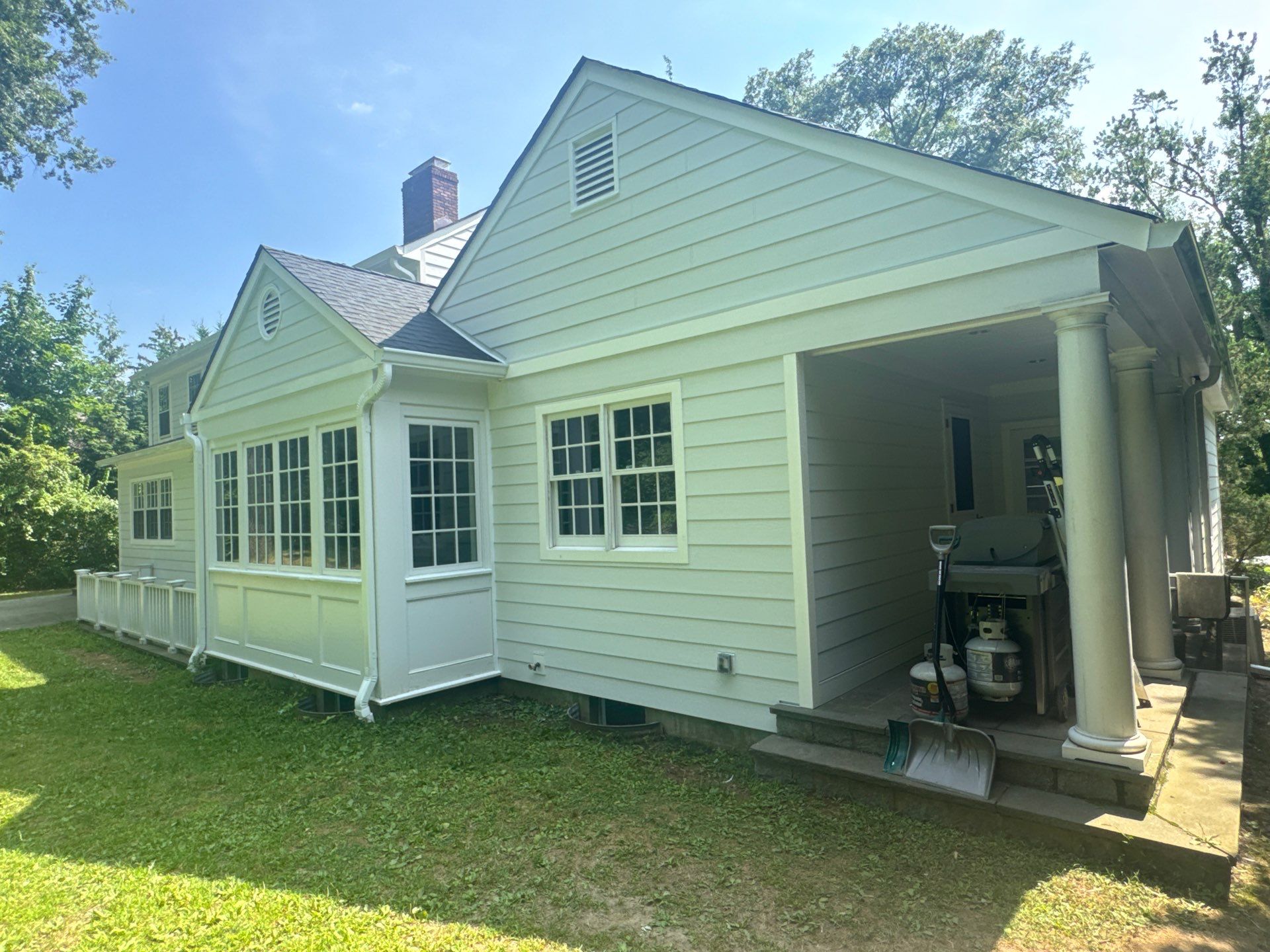 Scarsdale NY Colonial by Ideal Siding 