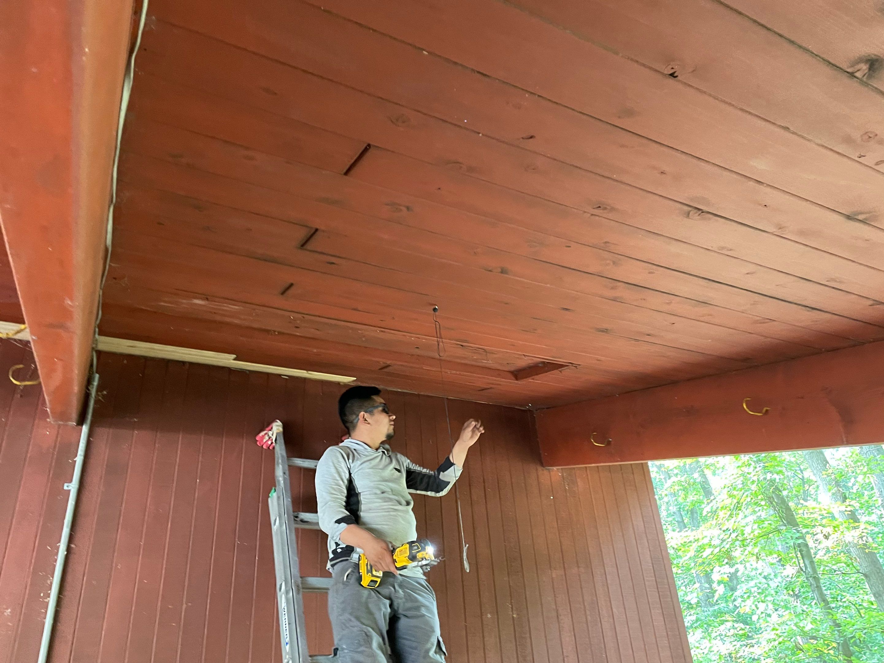 Deckhouse Roof Replacement by American Home Contractors