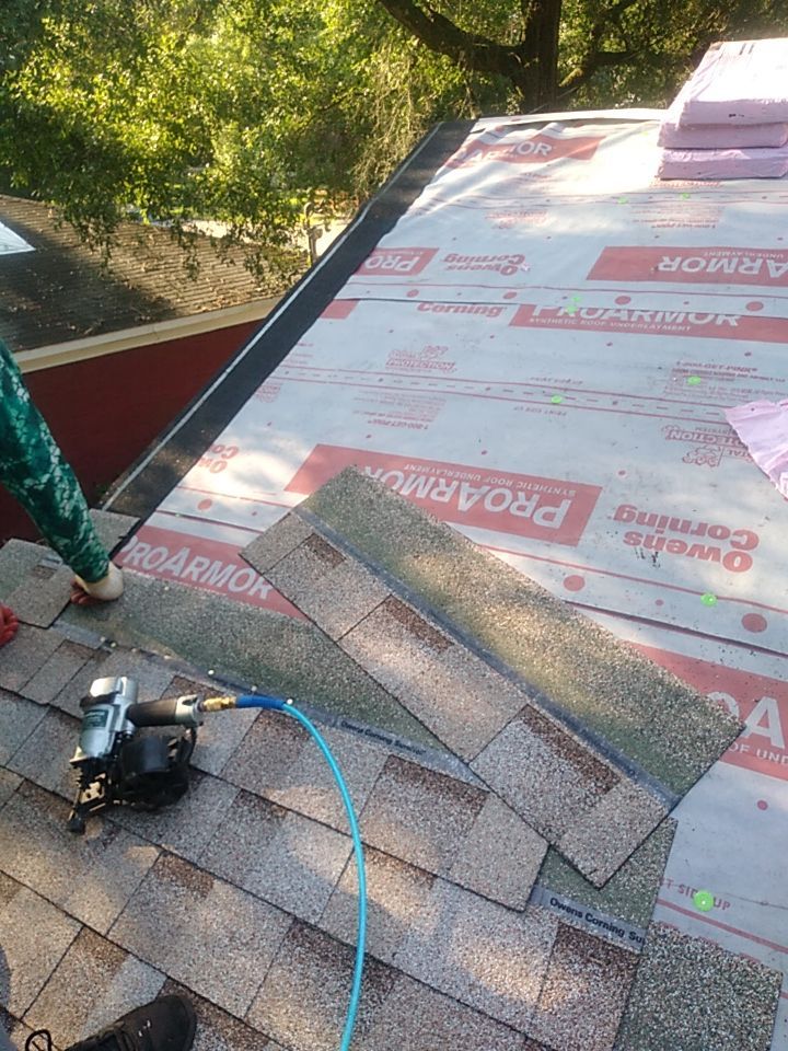 Residential Roofing Installation using Roof Replacement by American Roofing & Construction LLC