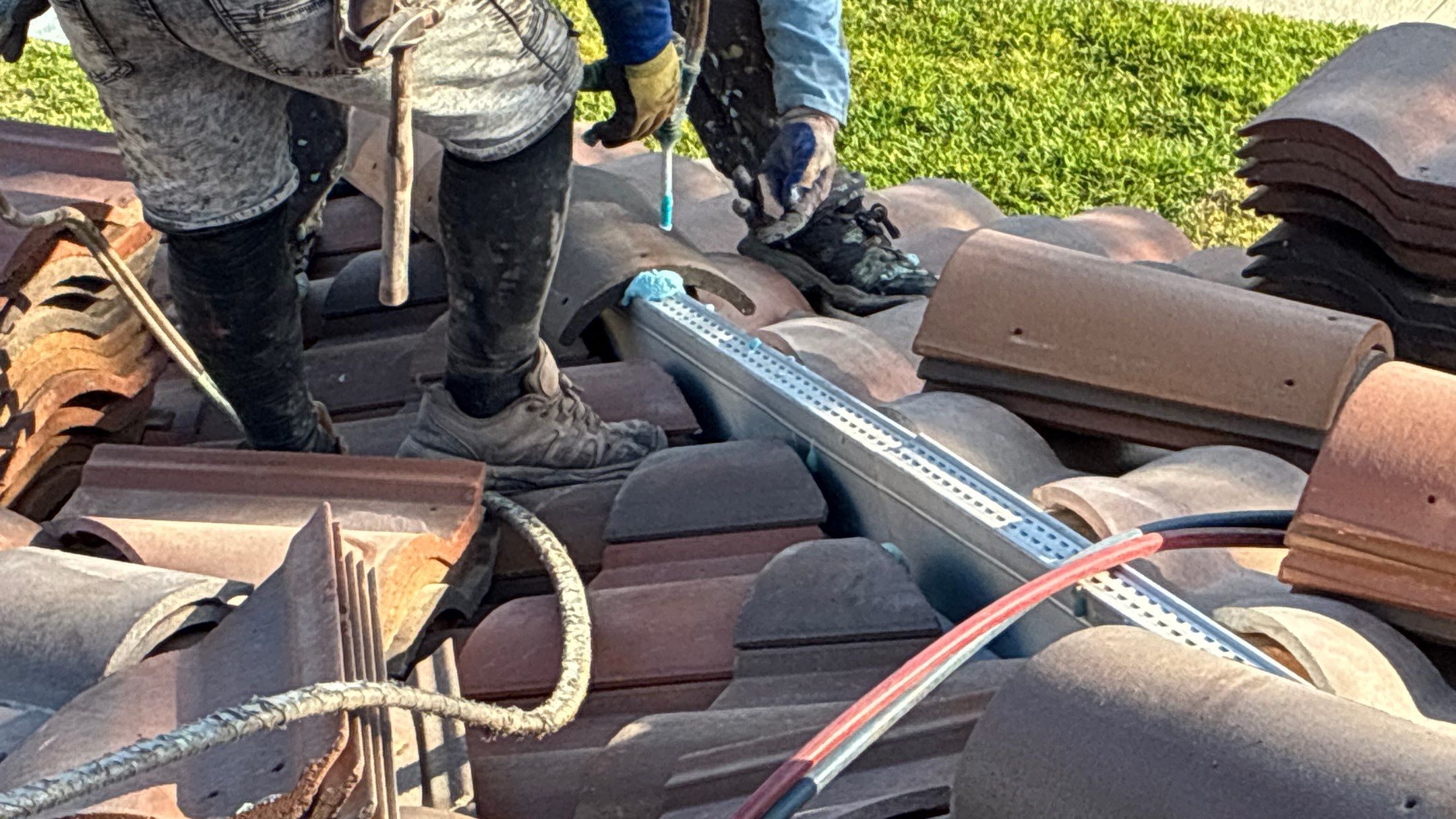 Residential Roofing Installation using Crown by BLUES BROTHERS CONSTRUCTION CORP