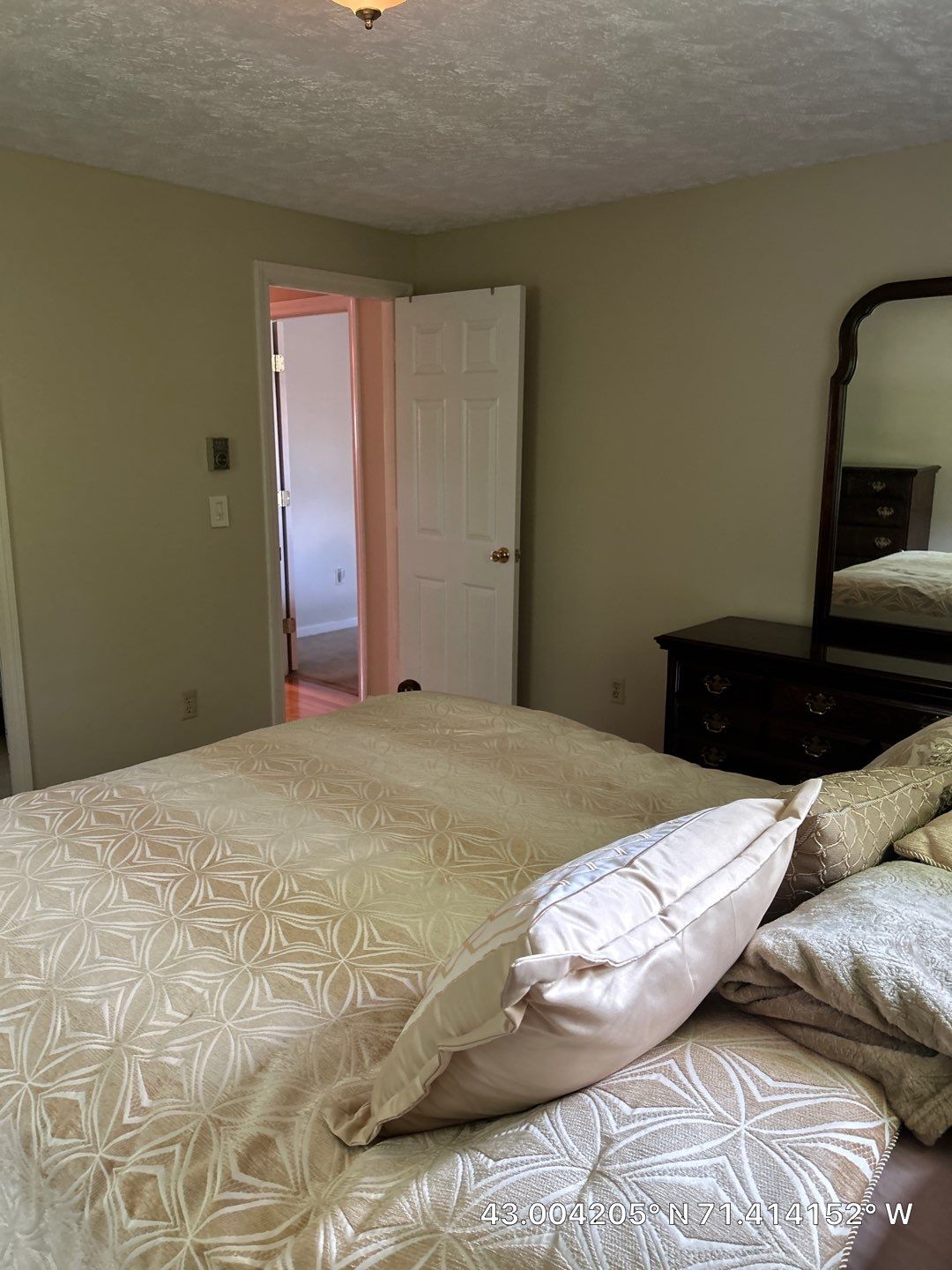 Interior Bedroom Painting and Drywall Repair in Manchester by The Persnickety Painters