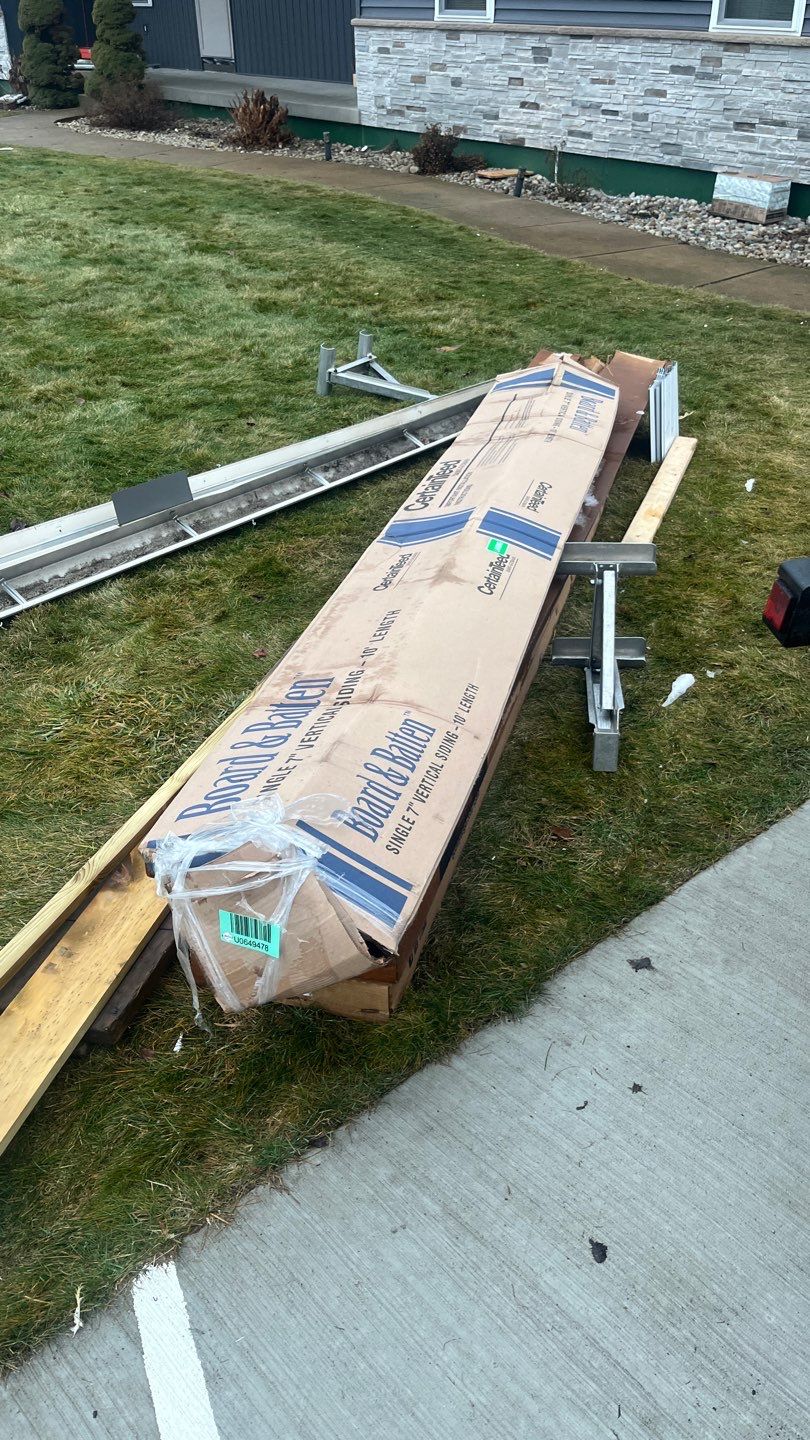 Siding Installation using Certainteed Board & Batten by Acme Exteriors