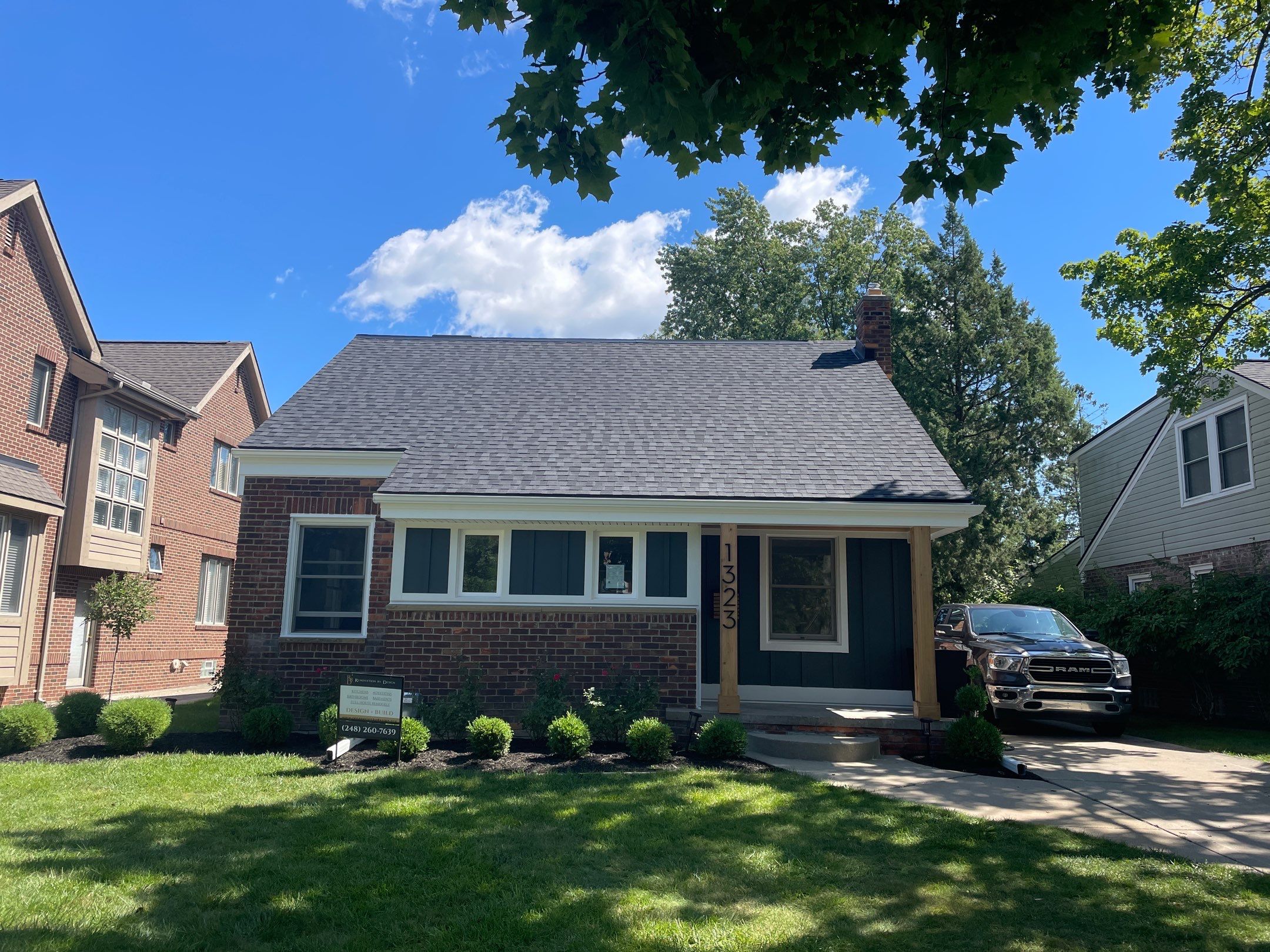 Siding Installation using James Hardie - Private Residence  by Bloomfield Construction & Restoration