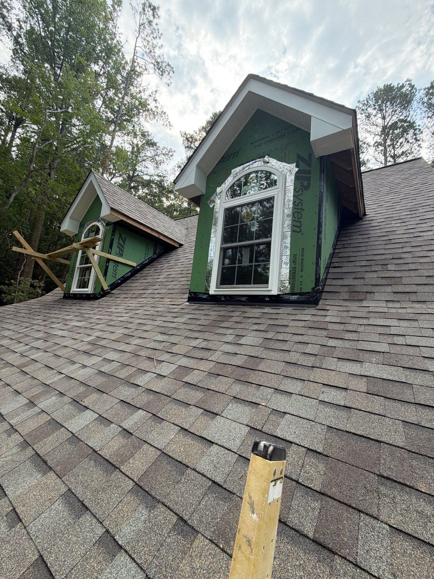 Custom New Home Roof Install in Heathsville by Cade Construction