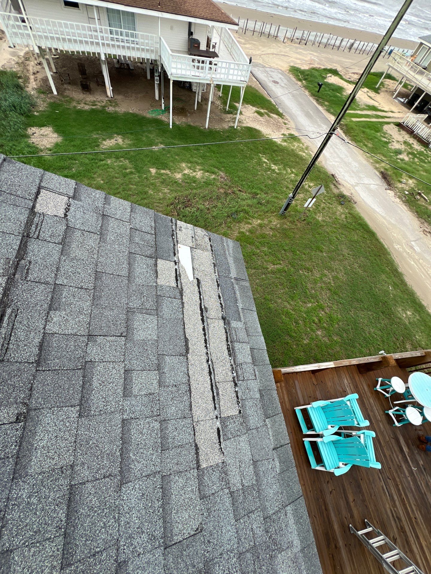 Hail Damage using Owen's Corning Duration (Lifetime) Shingles by Roof Repair Company