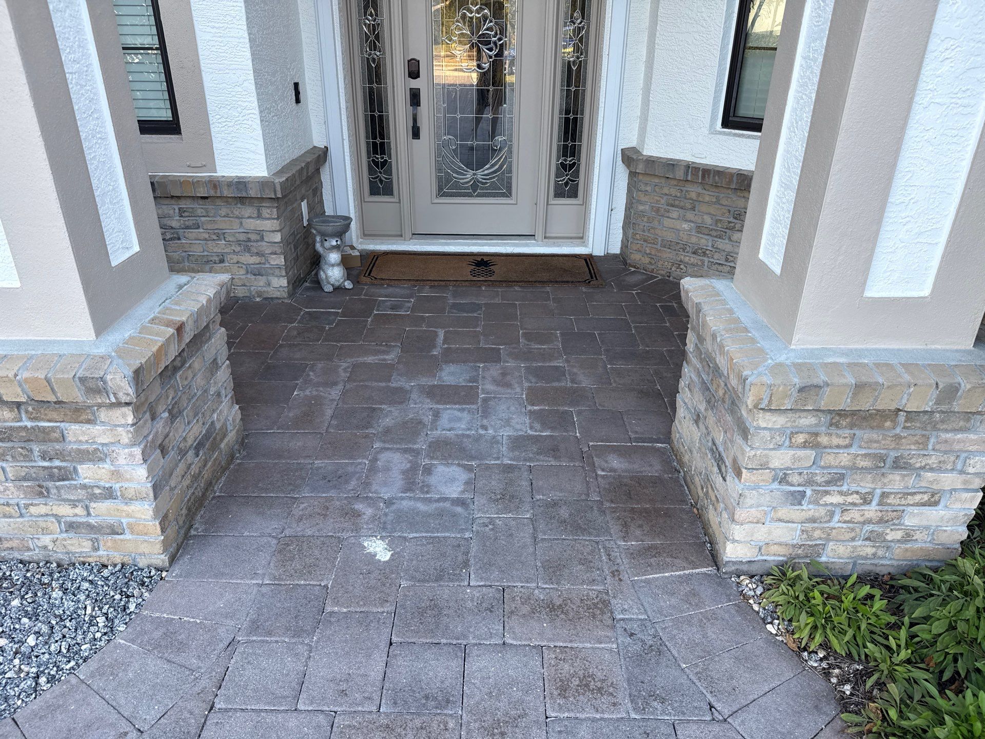 Flat Tile Roof, Paver Pool Deck & Driveway Cleaning | Cove at Twin Rivers, Parrish FL by Sunshine AquaWash