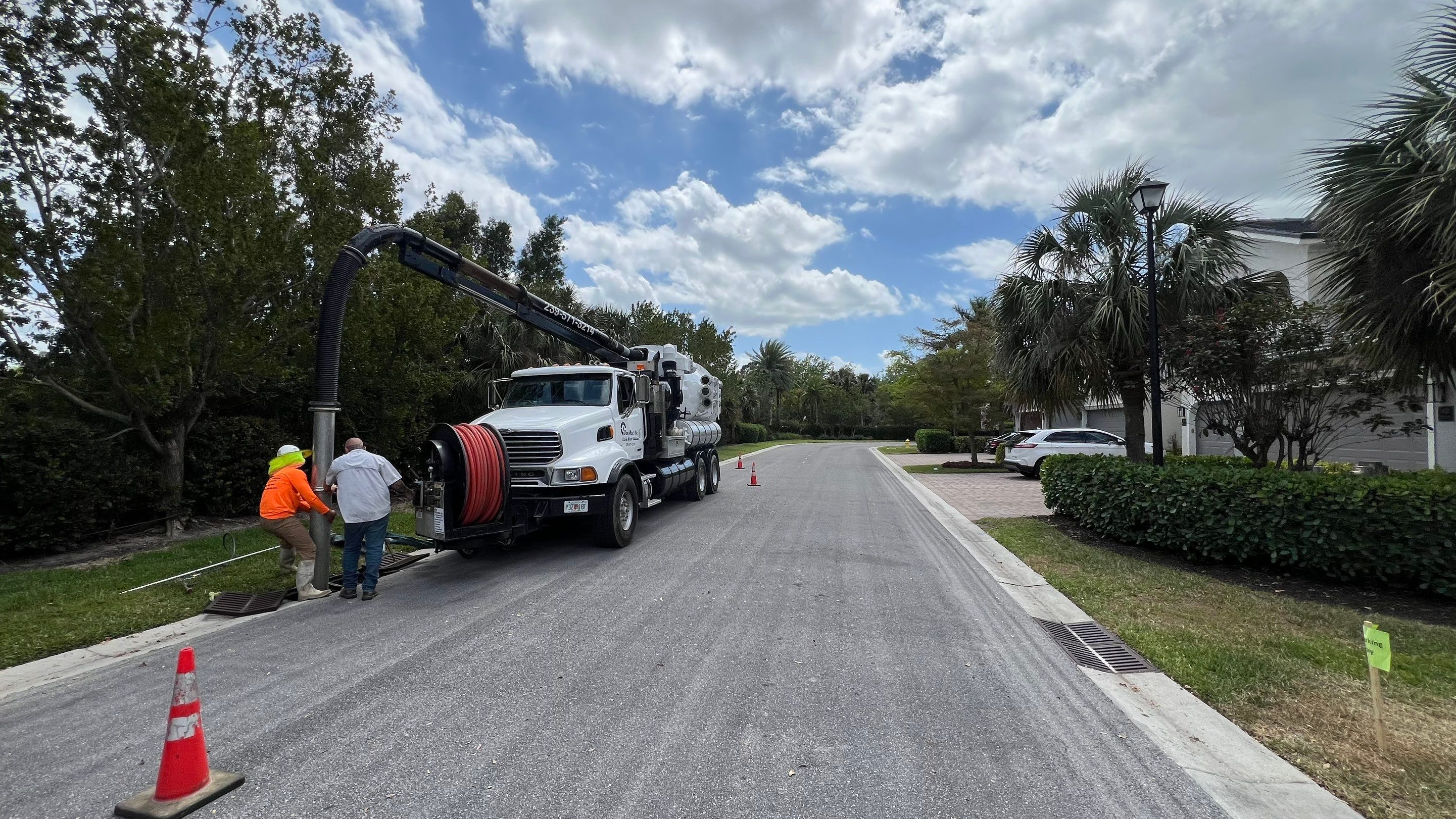 Estero Community Stormwater System Maintenance by APS Power & Water
